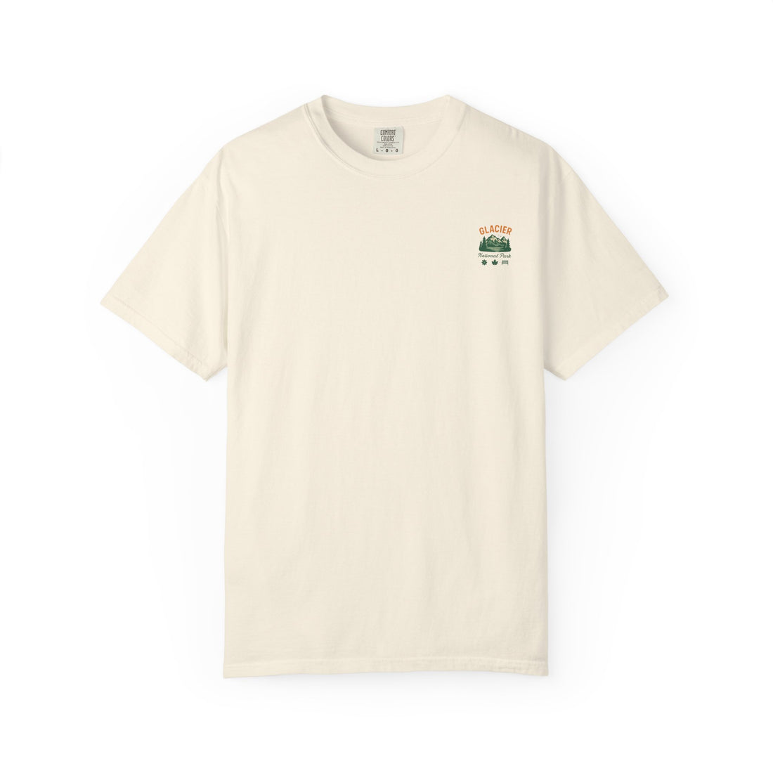 Glacier National Park Landscape T-shirt | Vintage Mountain Lake Tee