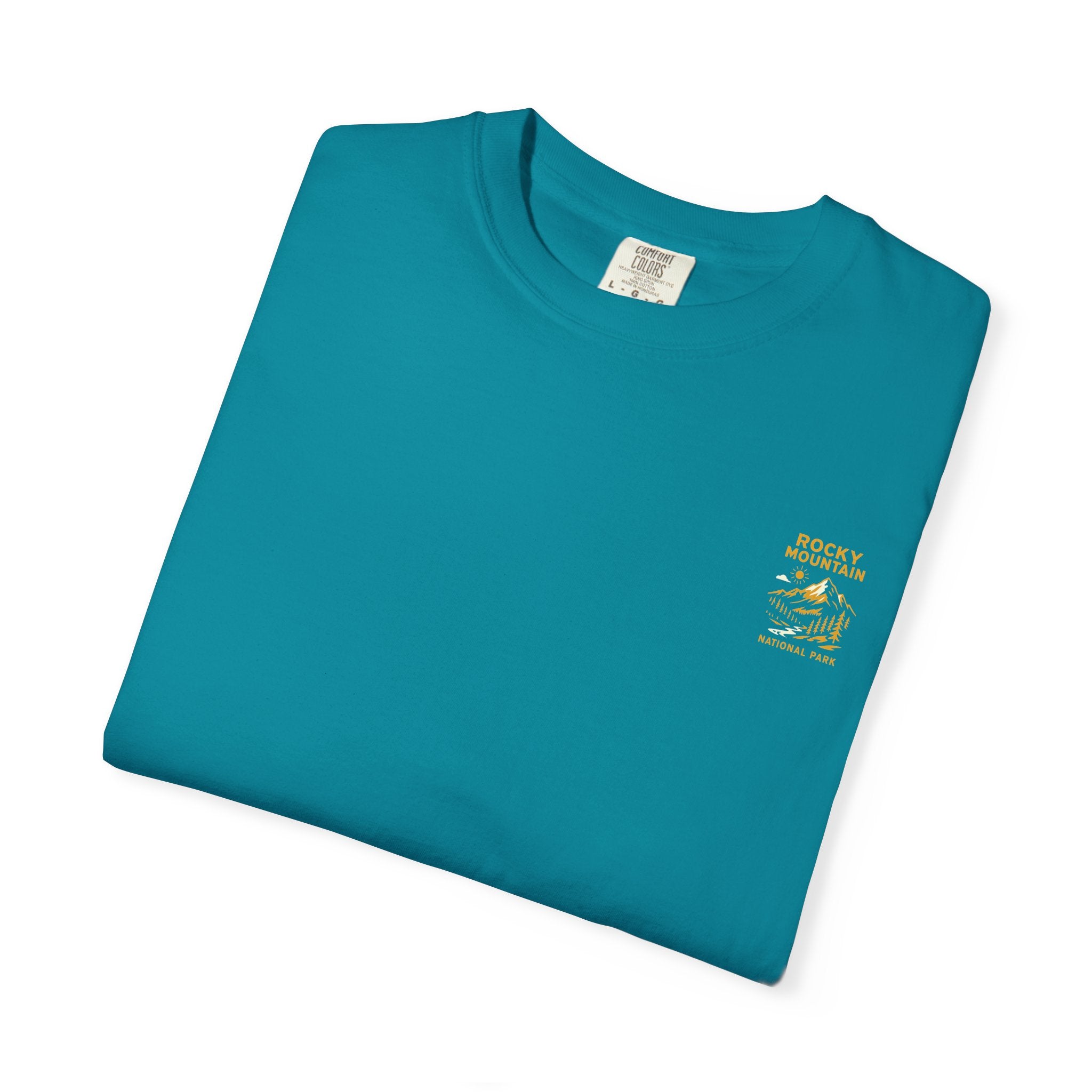 Rocky Mountain National Park Vintage Poster T-shirt | Mountain Landscape Tee