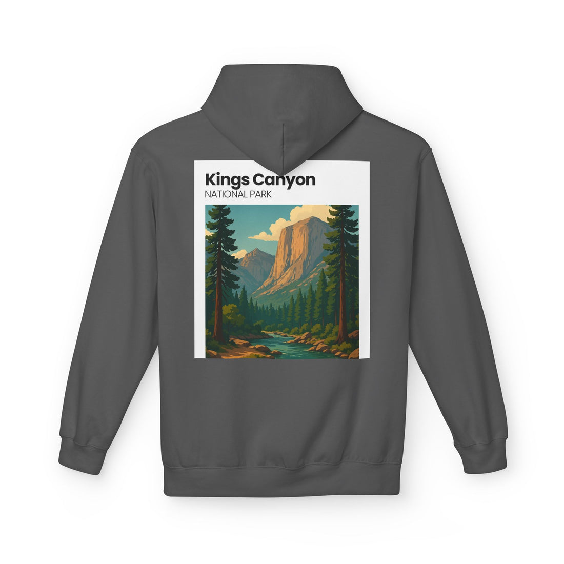 Kings Canyon National Park Hoodie | Vintage Landscape Graphic