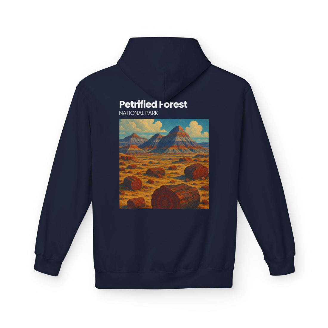 Petrified Forest National Park Hoodie | Vintage Desert Landscape