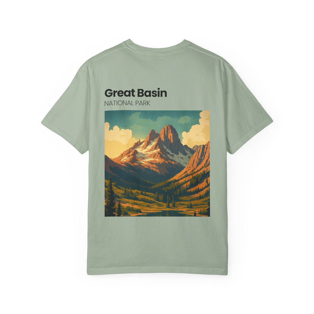 Great Basin National Park Landscape T-Shirt | Mountain Vintage Poster Tee