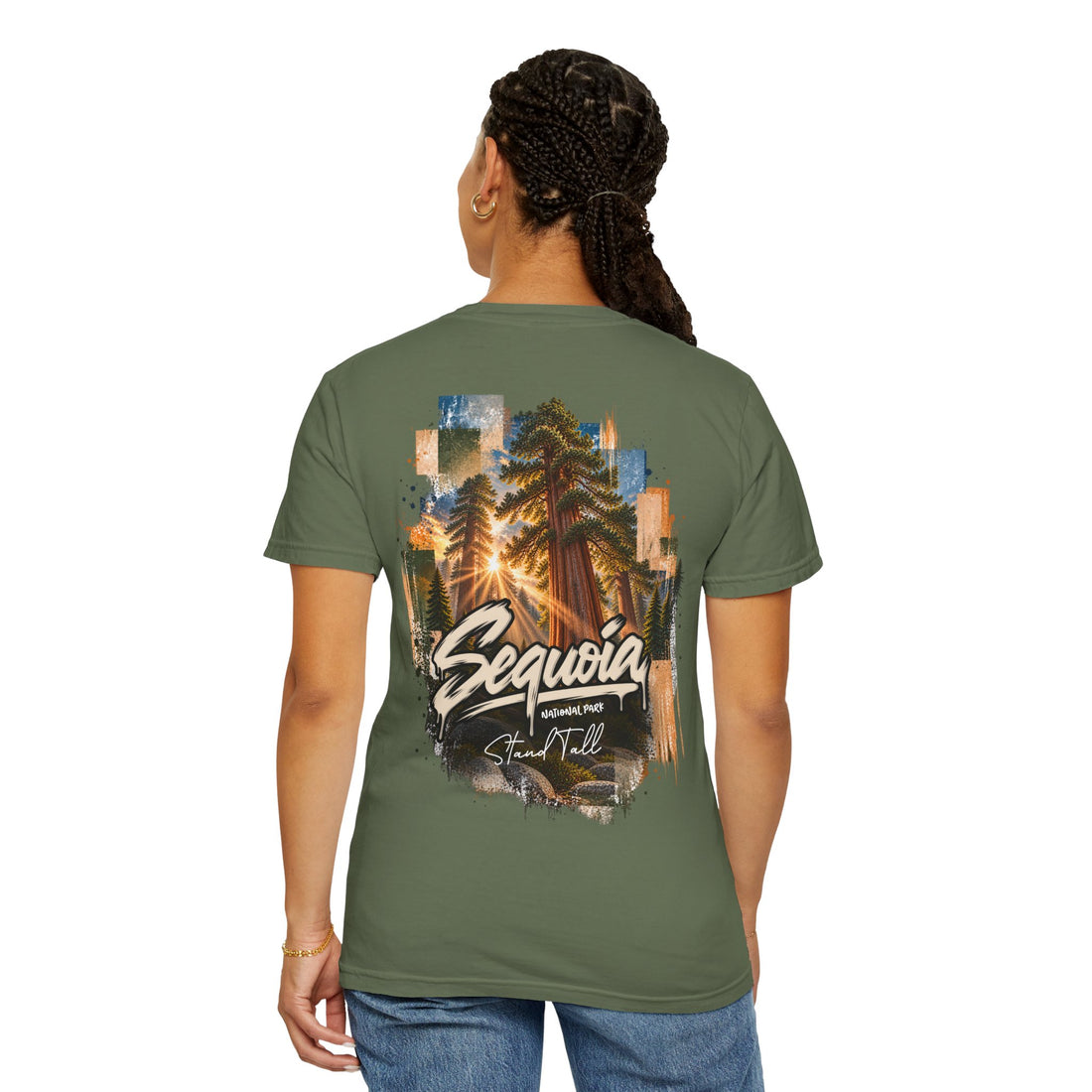 Sequoia National Park – Sun Beams Stand Tall Graphic T-Shirt