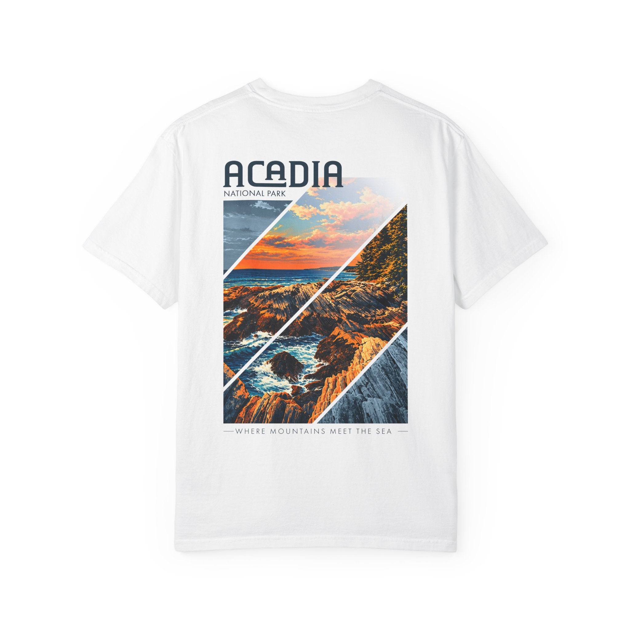 Acadia National Park Rocky Coast Graphic T-Shirt