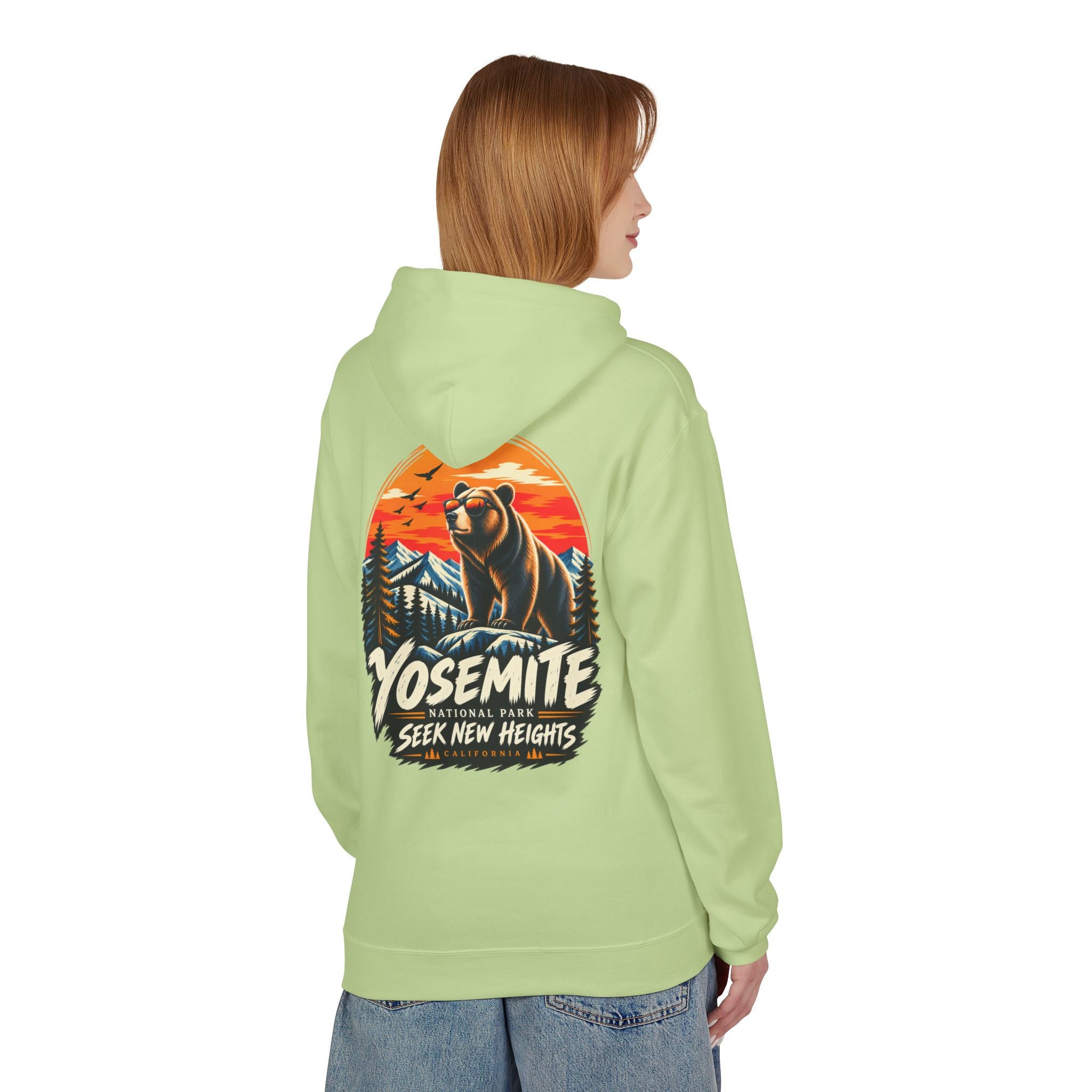 Yosemite National Park Black Bear – Seek New Heights Hoodie