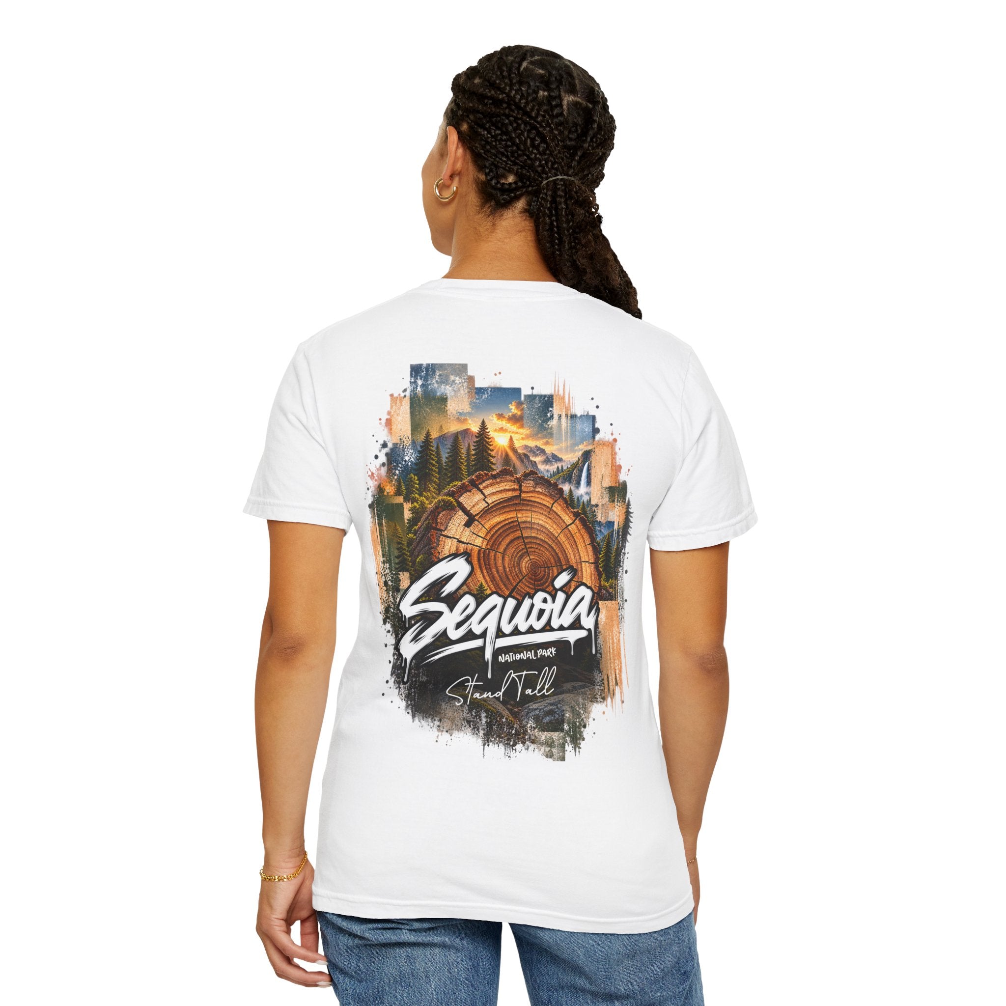 Sequoia National Park – Tree Rings Stand Tall Graphic T-Shirt