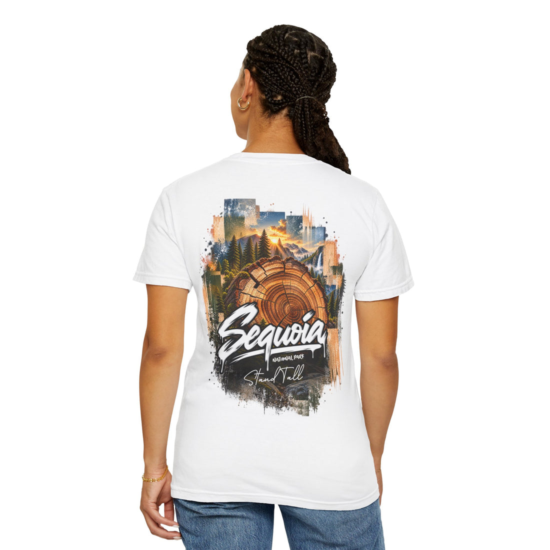 Sequoia National Park – Tree Rings Stand Tall Graphic T-Shirt