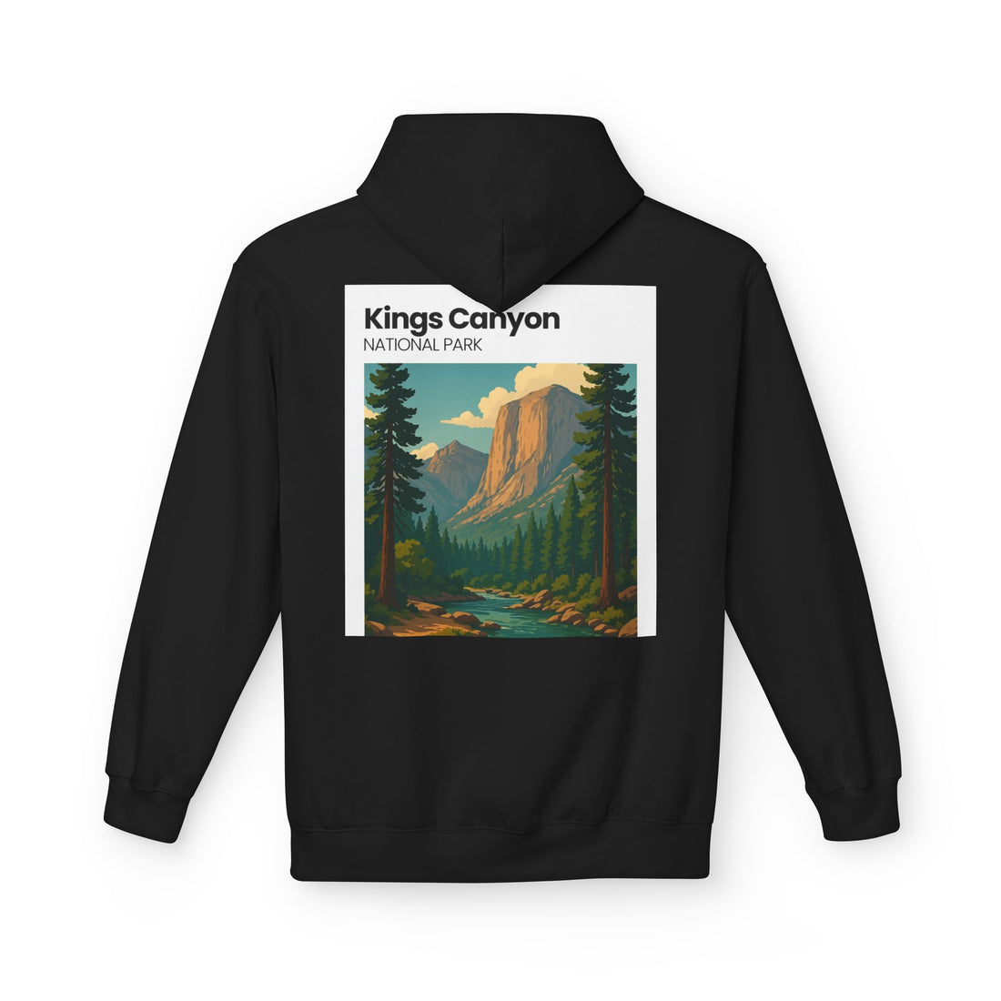Kings Canyon National Park Hoodie | Vintage Landscape Graphic