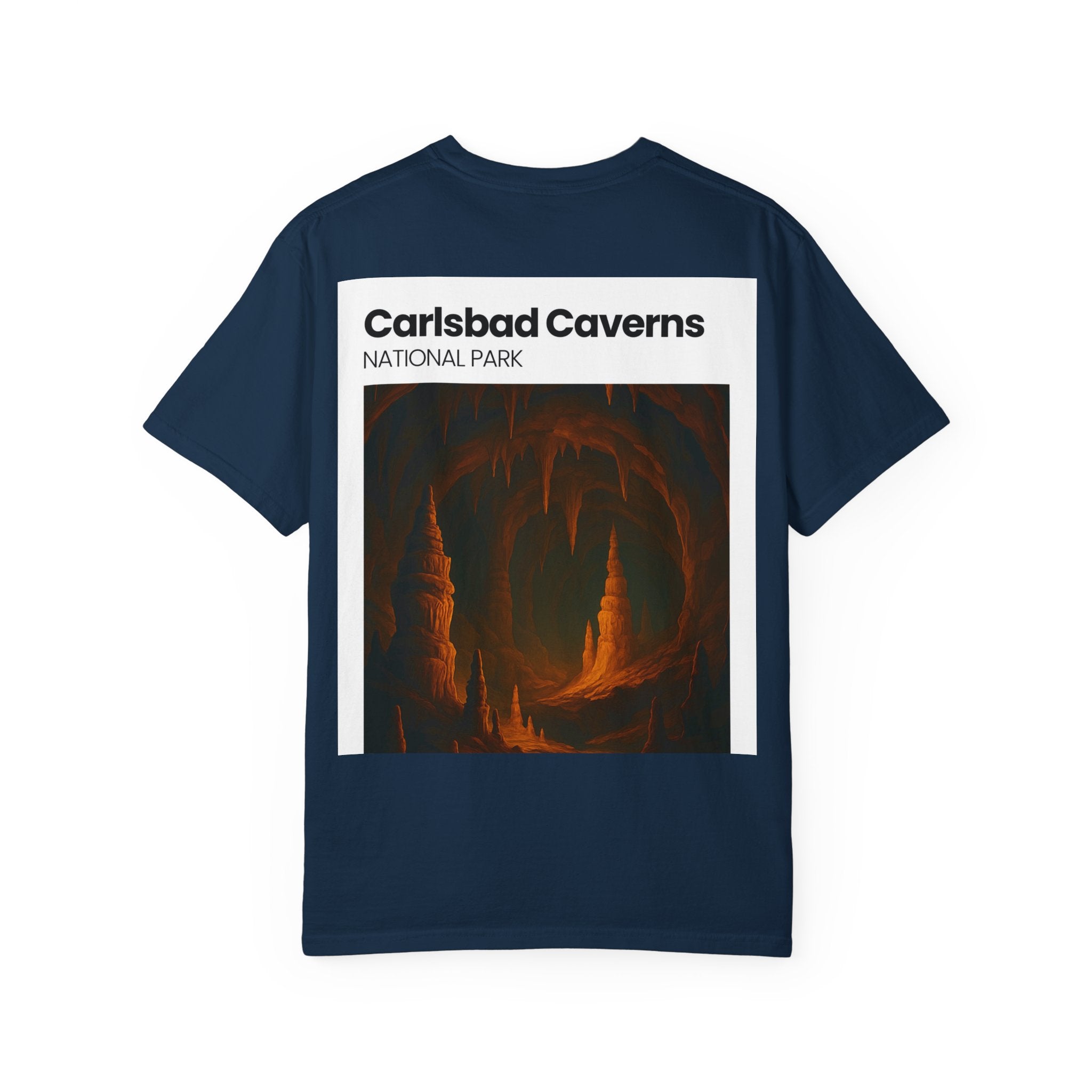 Carlsbad Caverns National Park Cave Art T-Shirt | Stalactite Stalagmite Print