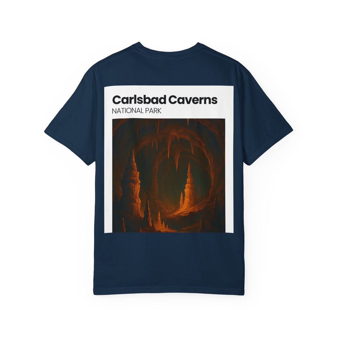 Carlsbad Caverns National Park Cave Art T-Shirt | Stalactite Stalagmite Print