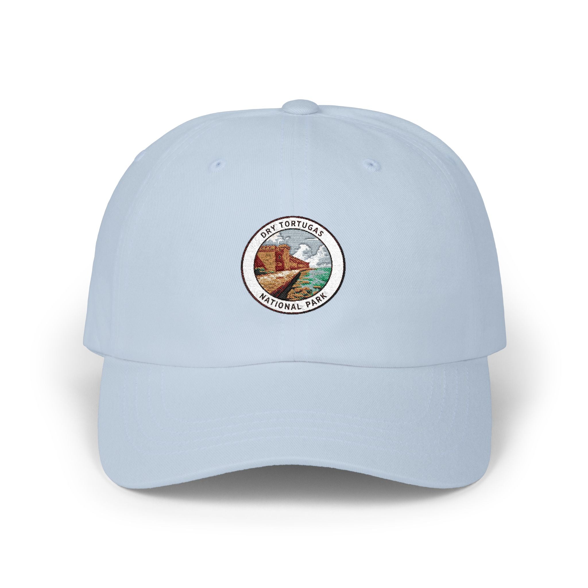 Dry Tortugas Vintage Park Patch Dad Cap | Mountain Landscape Embroidered Cap