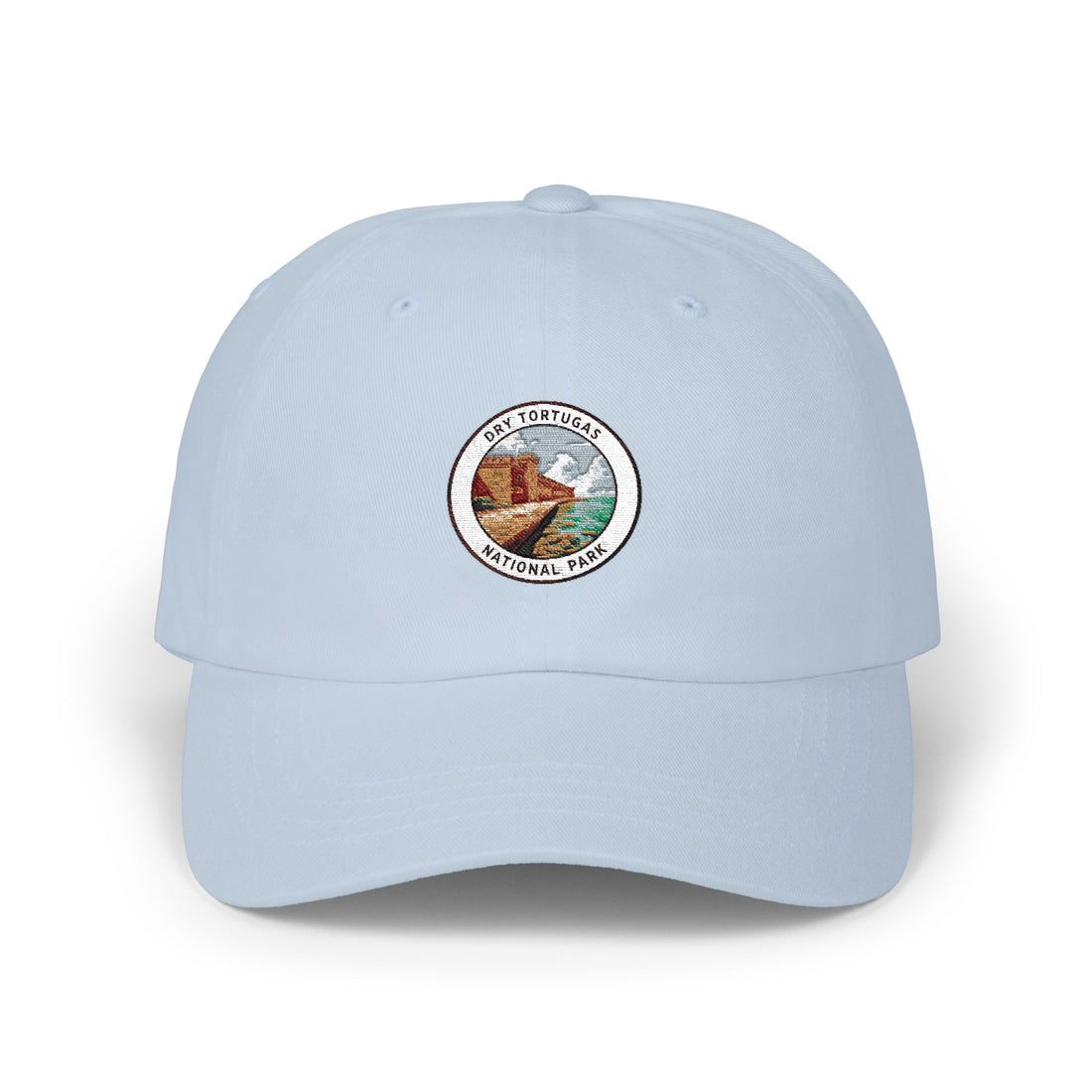 Dry Tortugas Vintage Park Patch Dad Cap | Mountain Landscape Embroidered Cap