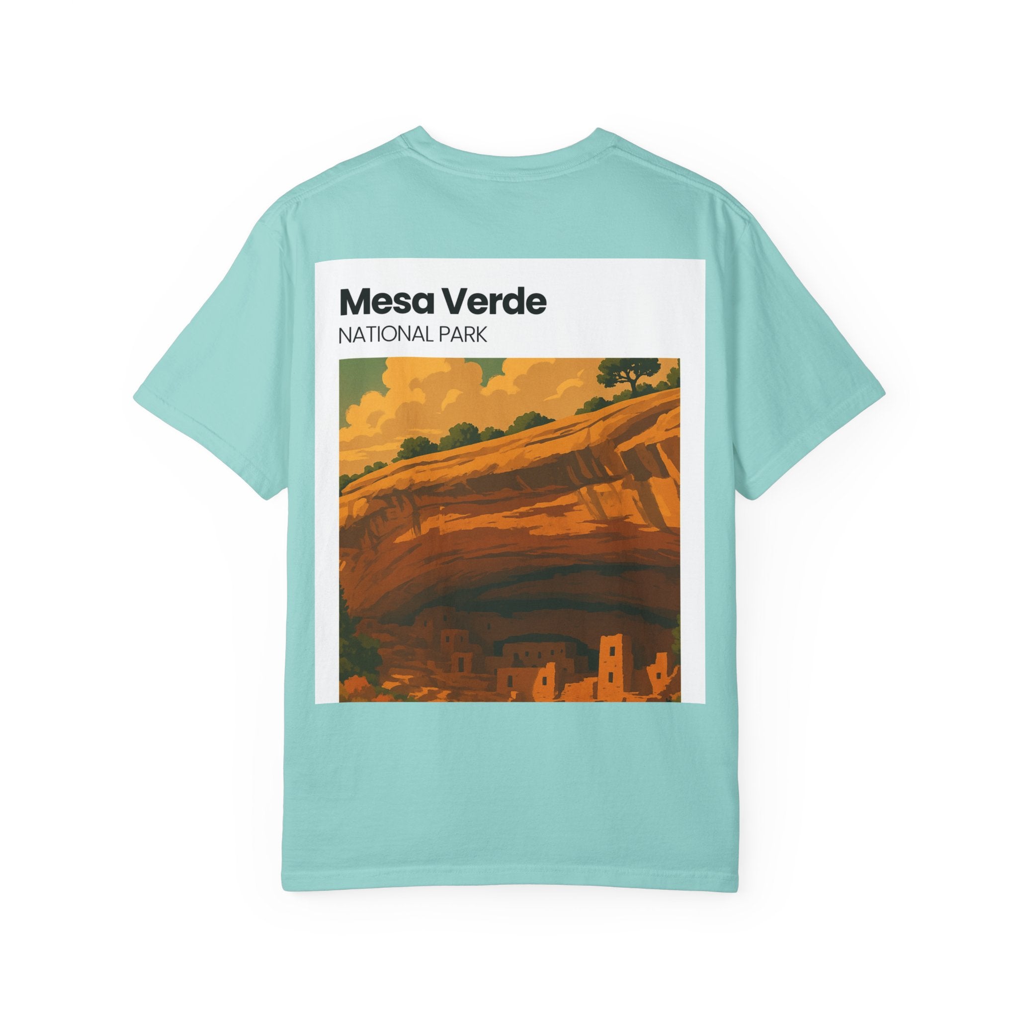 Mesa Verde National Park T-Shirt | Cliff Dwelling Vintage Poster Design