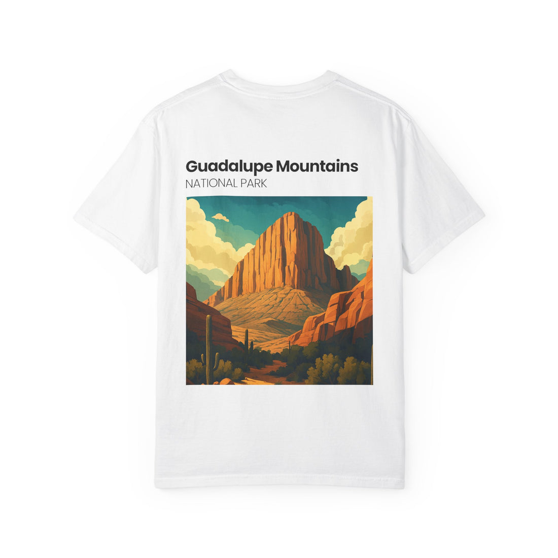 Guadalupe Mountains National Park T-Shirt | Desert Landscape Poster Tee