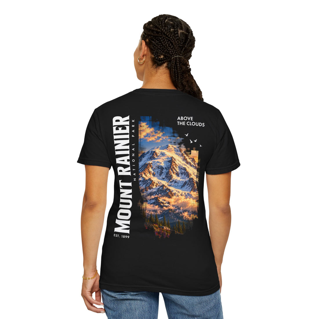 Mount Rainier National Park – Rainier Peak Graphic T-Shirt