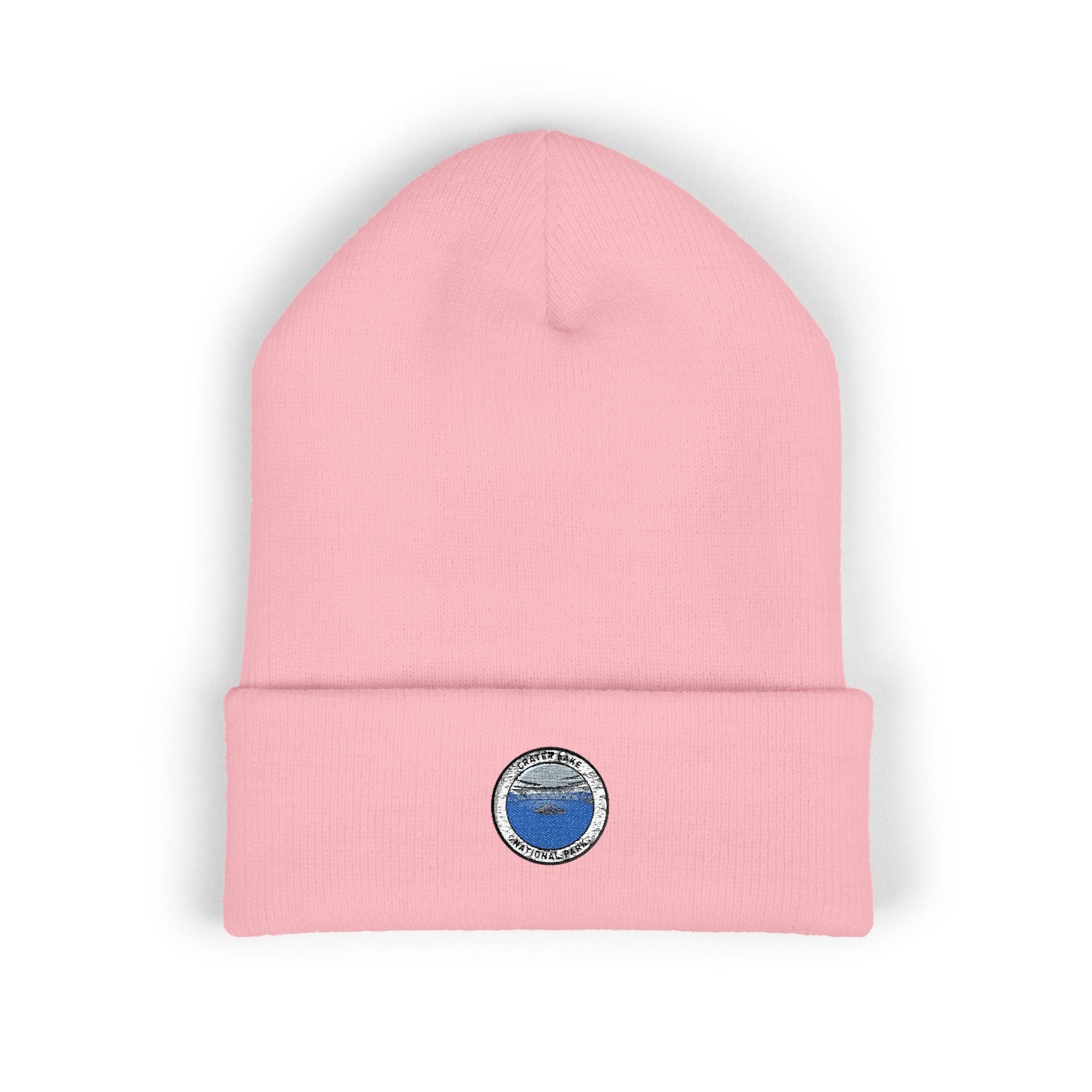 Ocean Wave Patch Beanie | Embroidered Cuffed Beanie