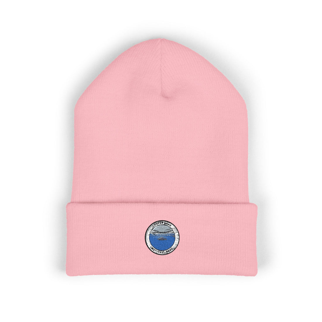 Ocean Wave Patch Beanie | Embroidered Cuffed Beanie