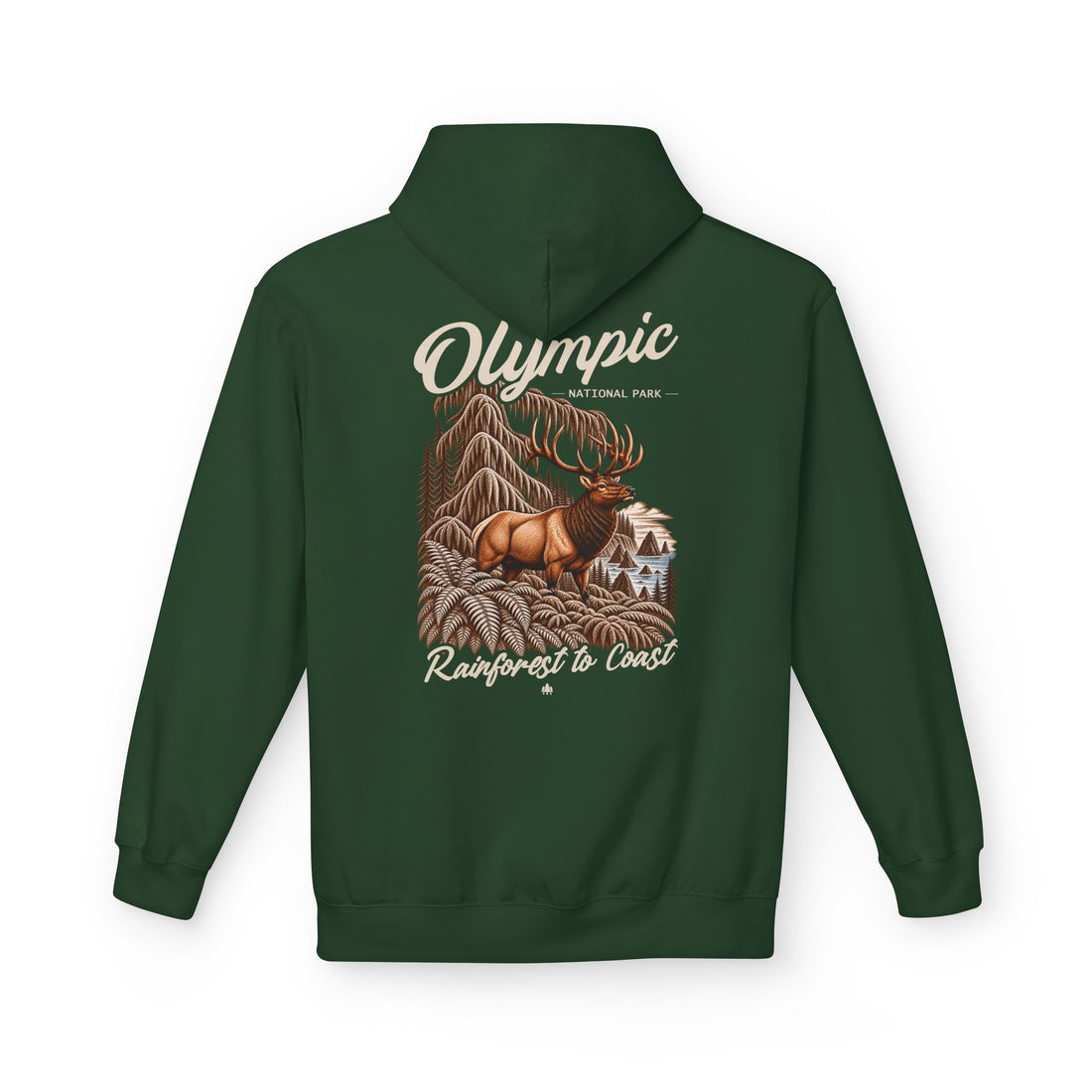 Olympic National Park Roosevelt Elk Graphic Hoodie
