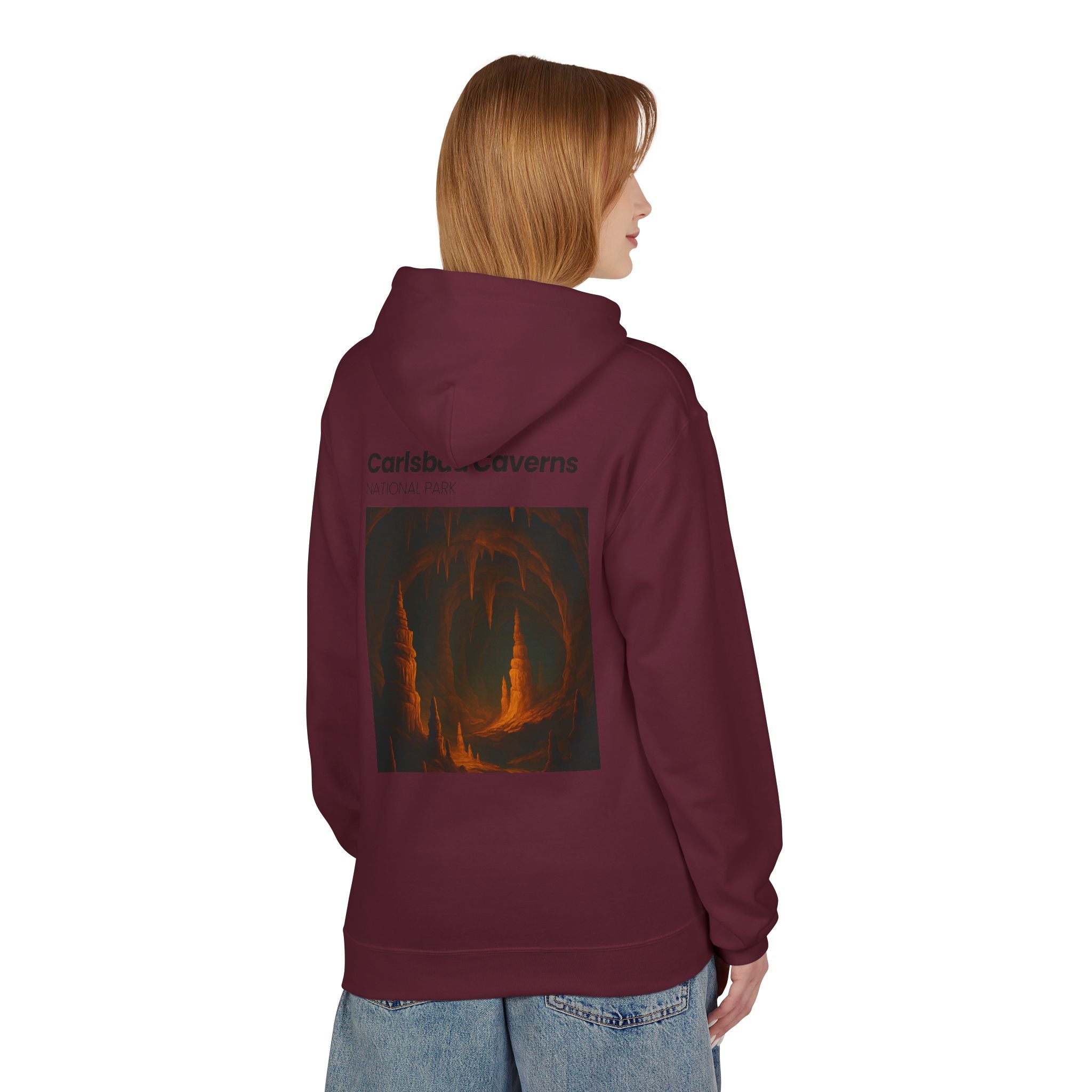 Carlsbad Caverns National Park Hoodie | Cave Stalactite Stalagmite Design