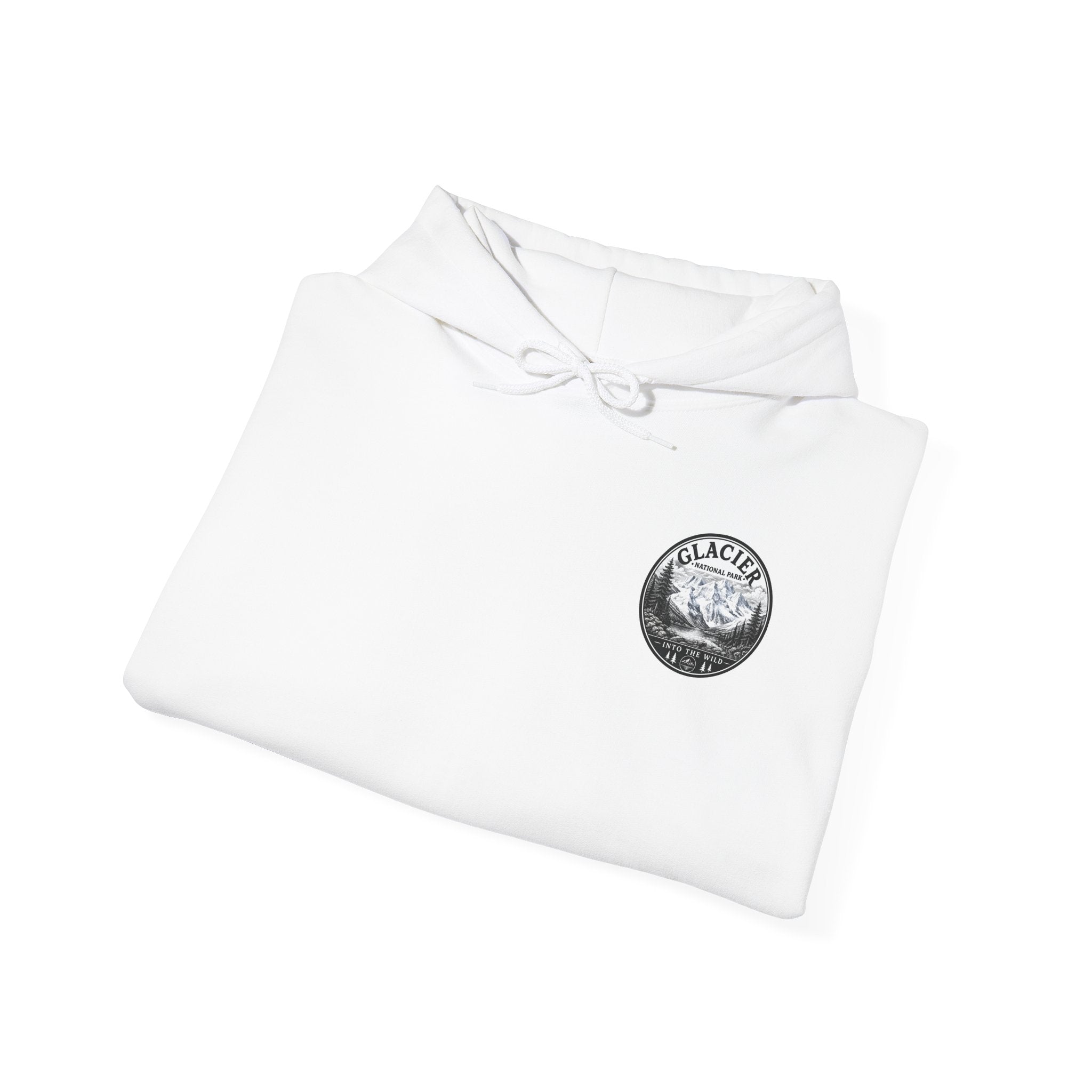 Glacier National Park Snowy Peaks Hoodie1
