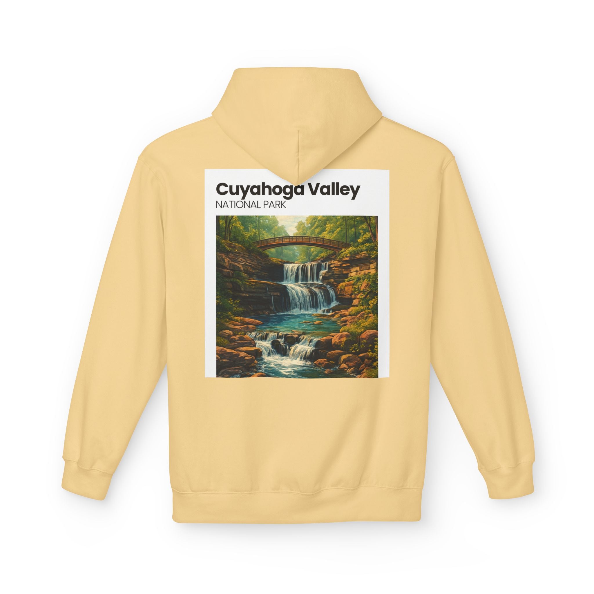 Cuyahoga Valley Waterfall Hoodie | National Park Nature Sweatshirt