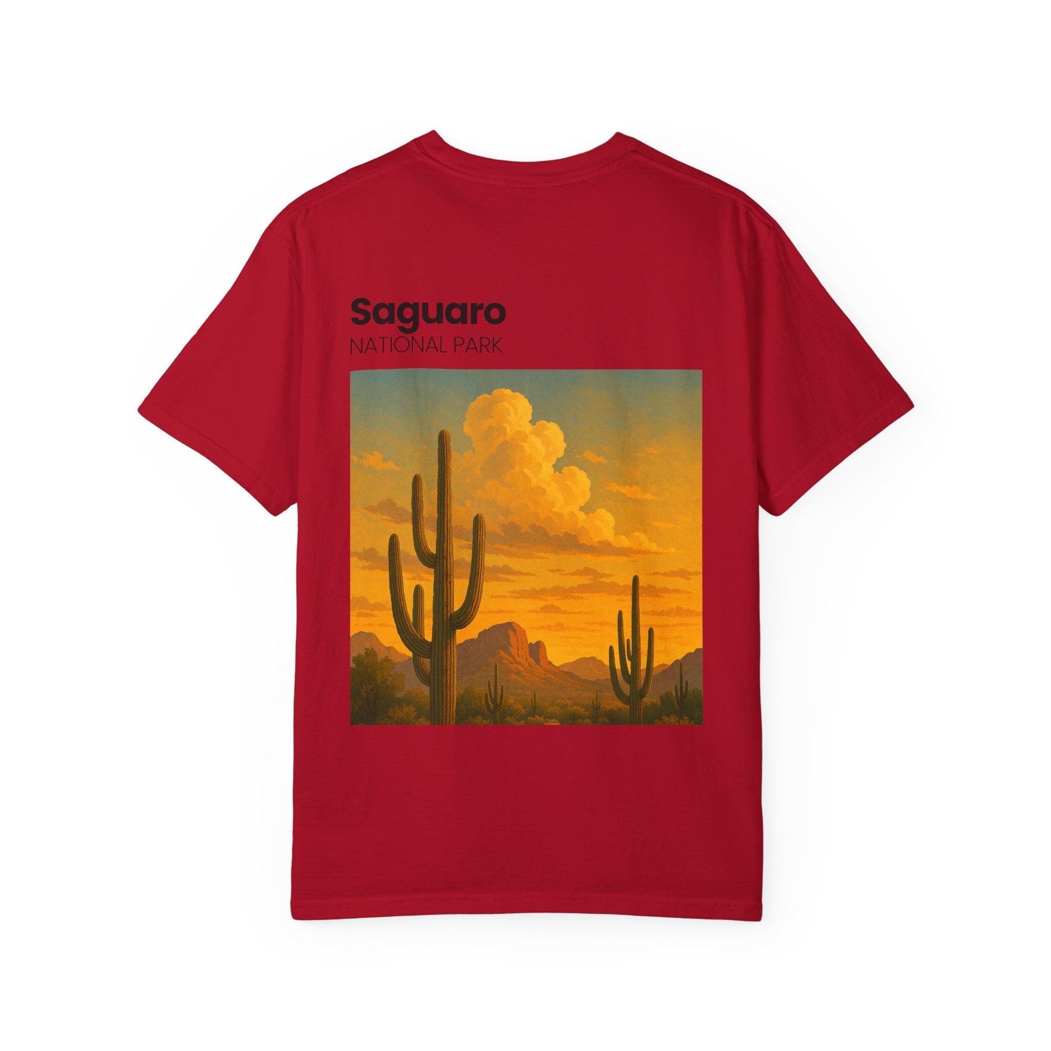 Saguaro National Park Sunset T-Shirt | Desert Cactus Graphic