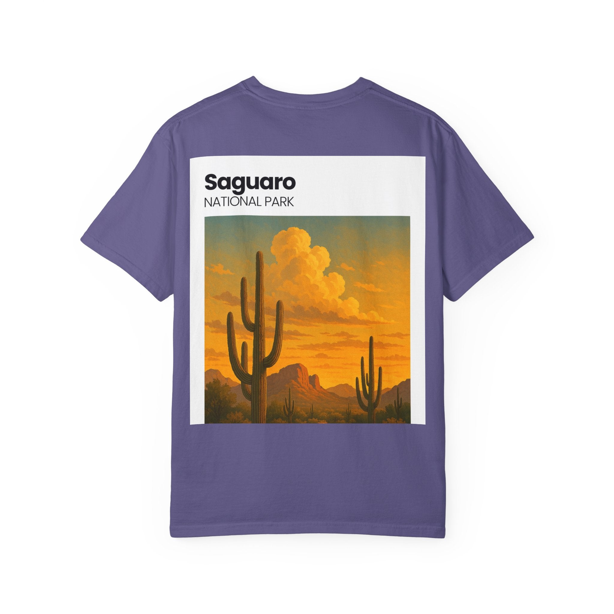 Saguaro National Park Sunset T-Shirt | Desert Cactus Graphic