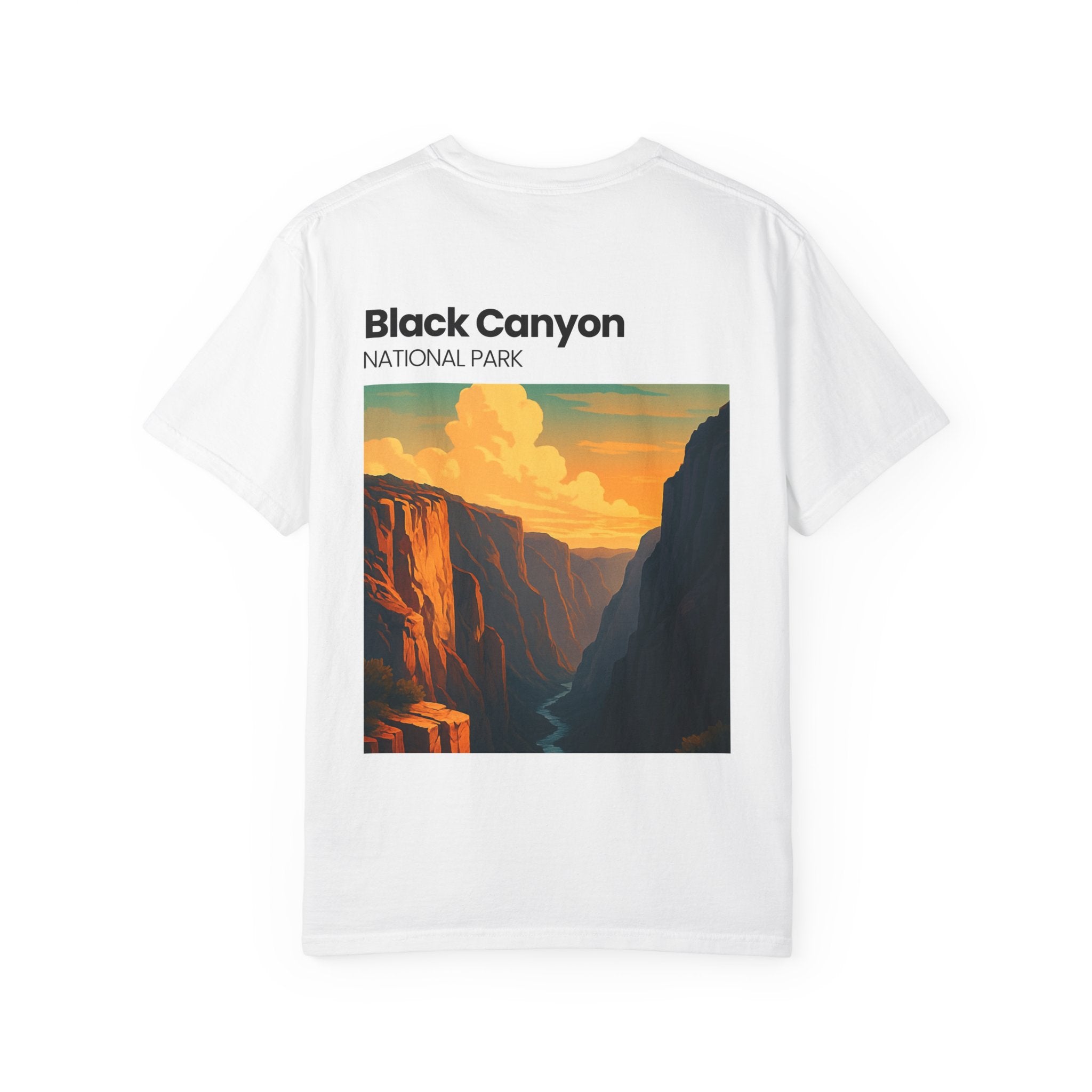 Black Canyon National Park landscape T-Shirt | Canyon Sunset Vista design