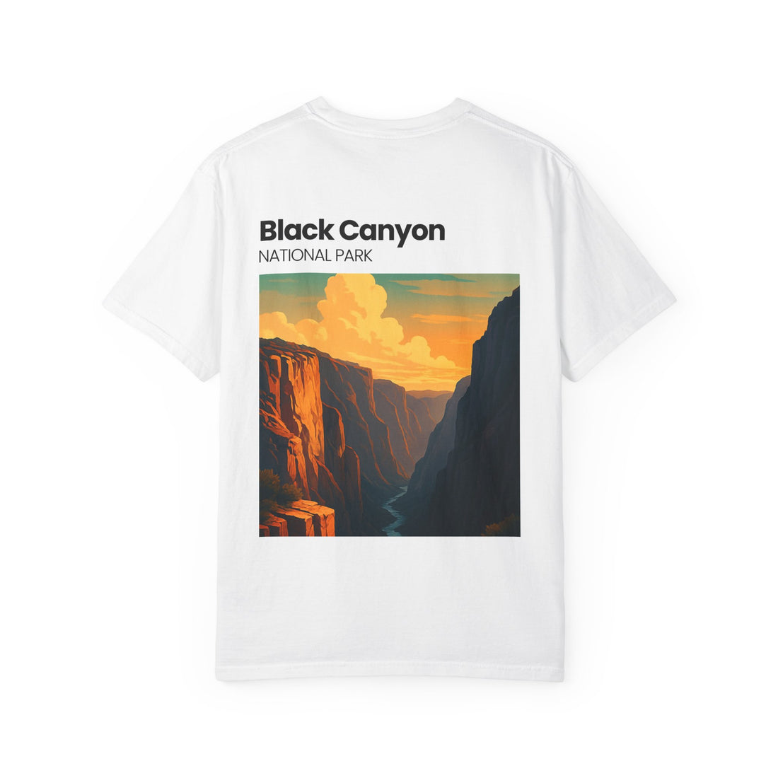 Black Canyon National Park landscape T-Shirt | Canyon Sunset Vista design
