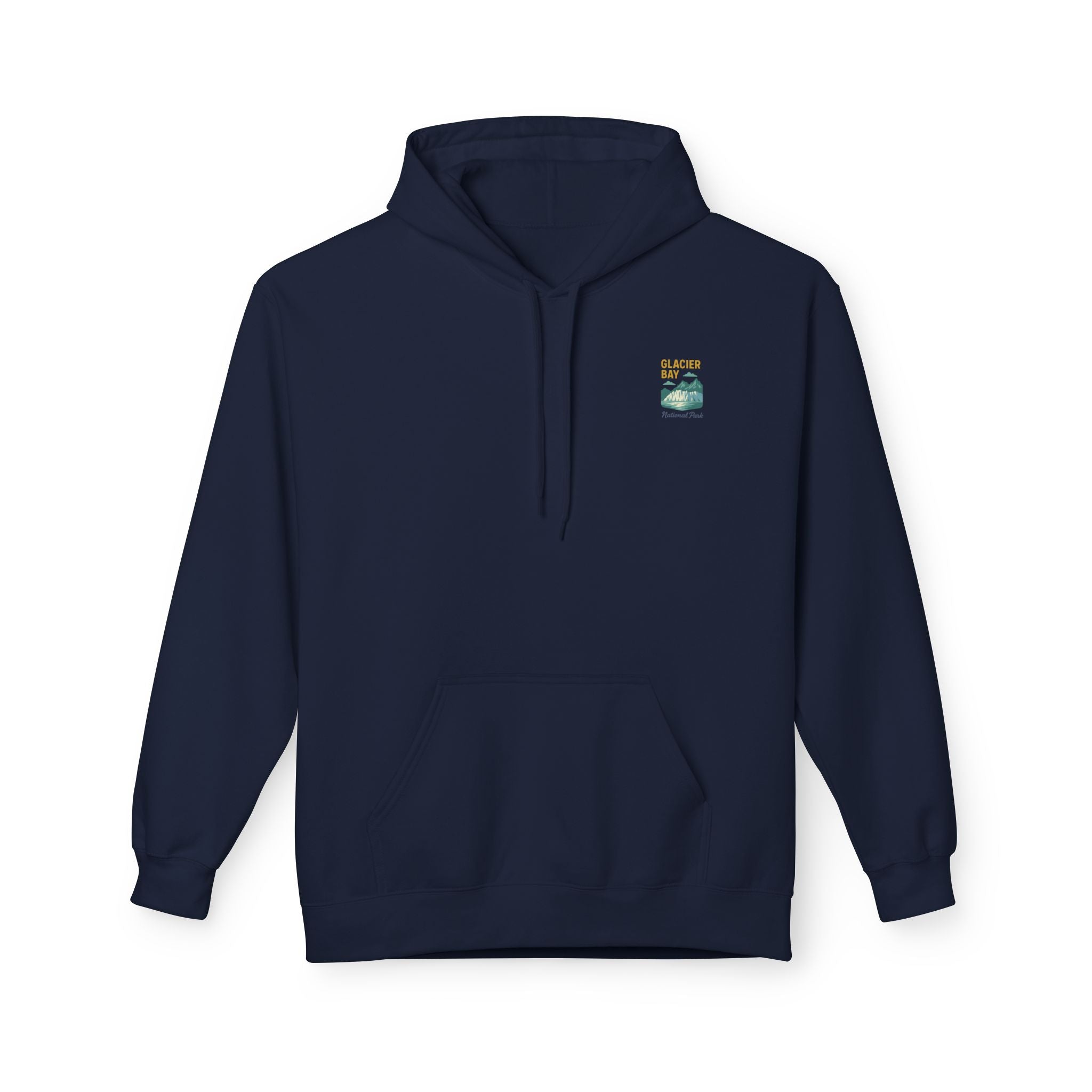 Vintage Wave Surf Patch Hoodie | Small Chest Graphic, Coastal Vibes