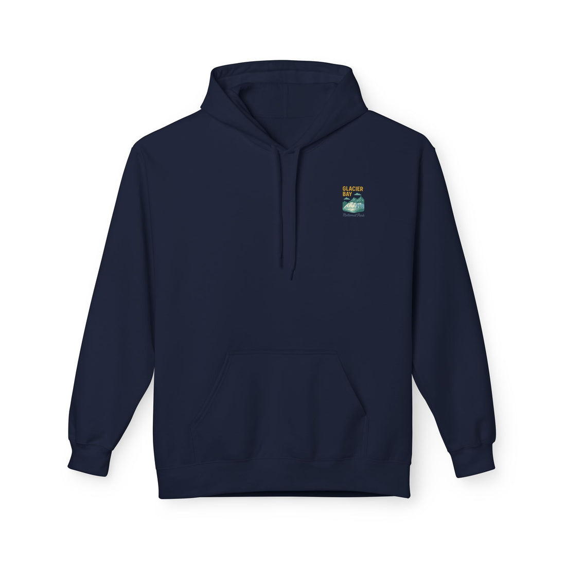 Vintage Wave Surf Patch Hoodie | Small Chest Graphic, Coastal Vibes