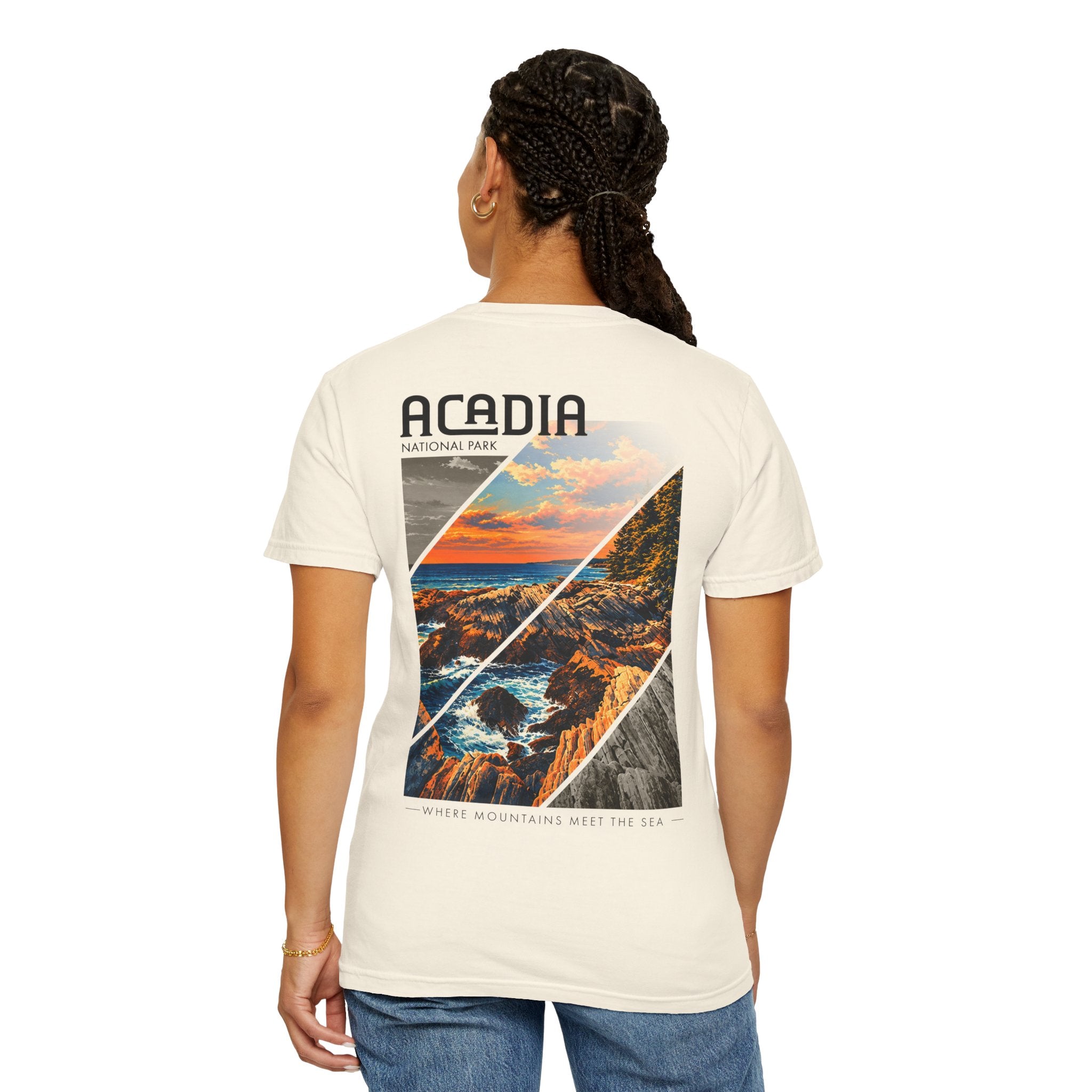 Acadia National Park Rocky Coast Graphic T-Shirt