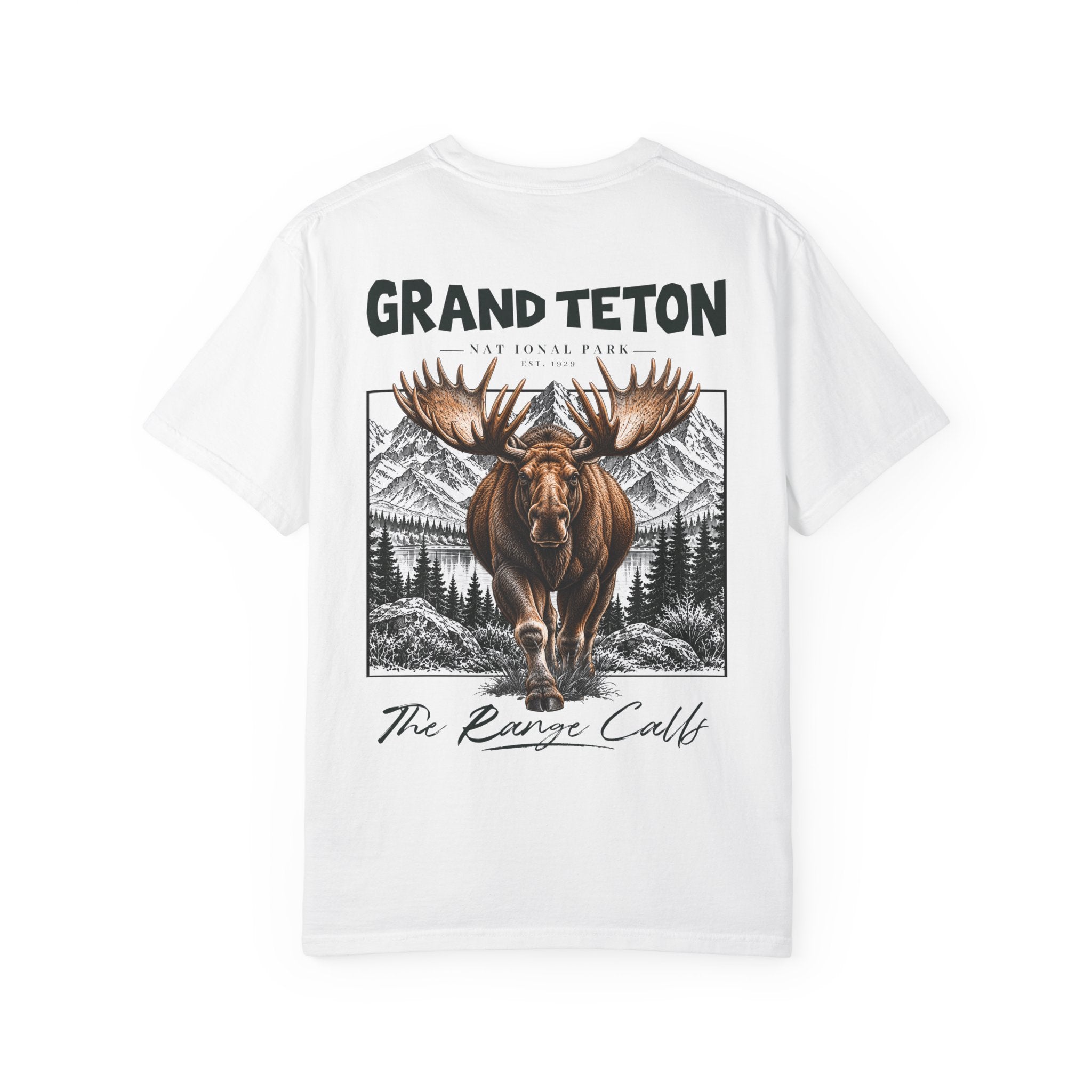 Grand Teton National Park Moose Graphic T-Shirt