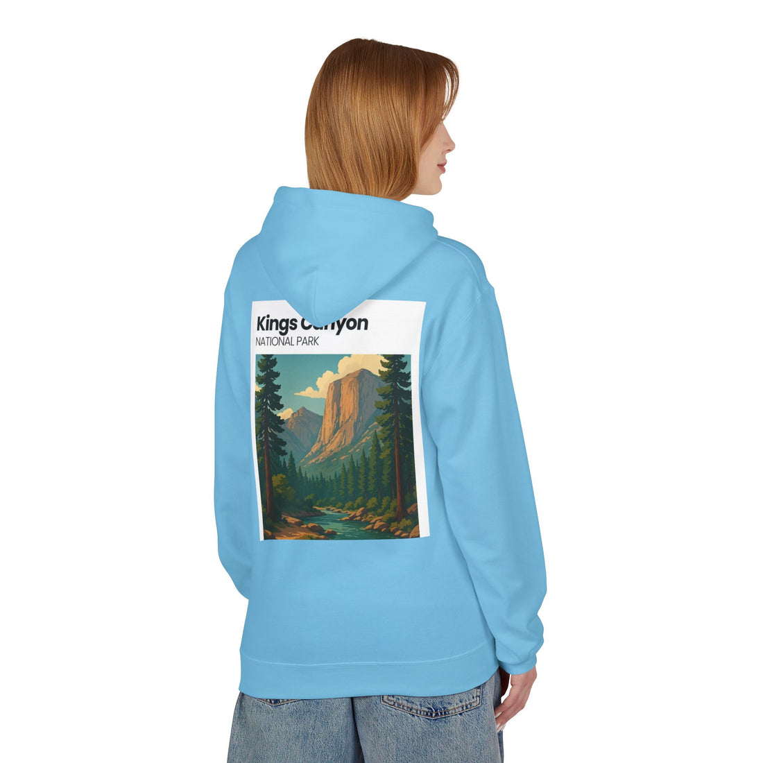 Kings Canyon National Park Hoodie | Vintage Landscape Graphic