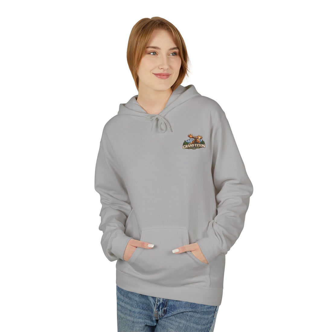 Grand Teton National Park Moose Graphic hoodie