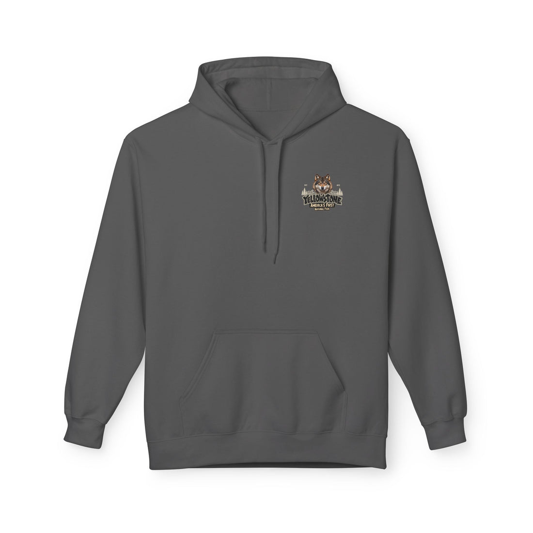 Yellowstone Wolf – Where the Wild Still Roams Hoodie Model3