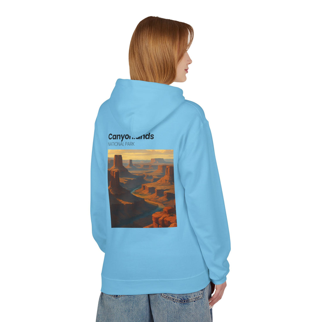 Canyonlands National Park landscape Hoodie | Retro desert canyon art