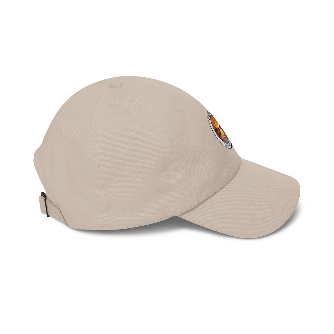 Sunset Beach Circle logo Dad Cap | Vintage Ocean Patch