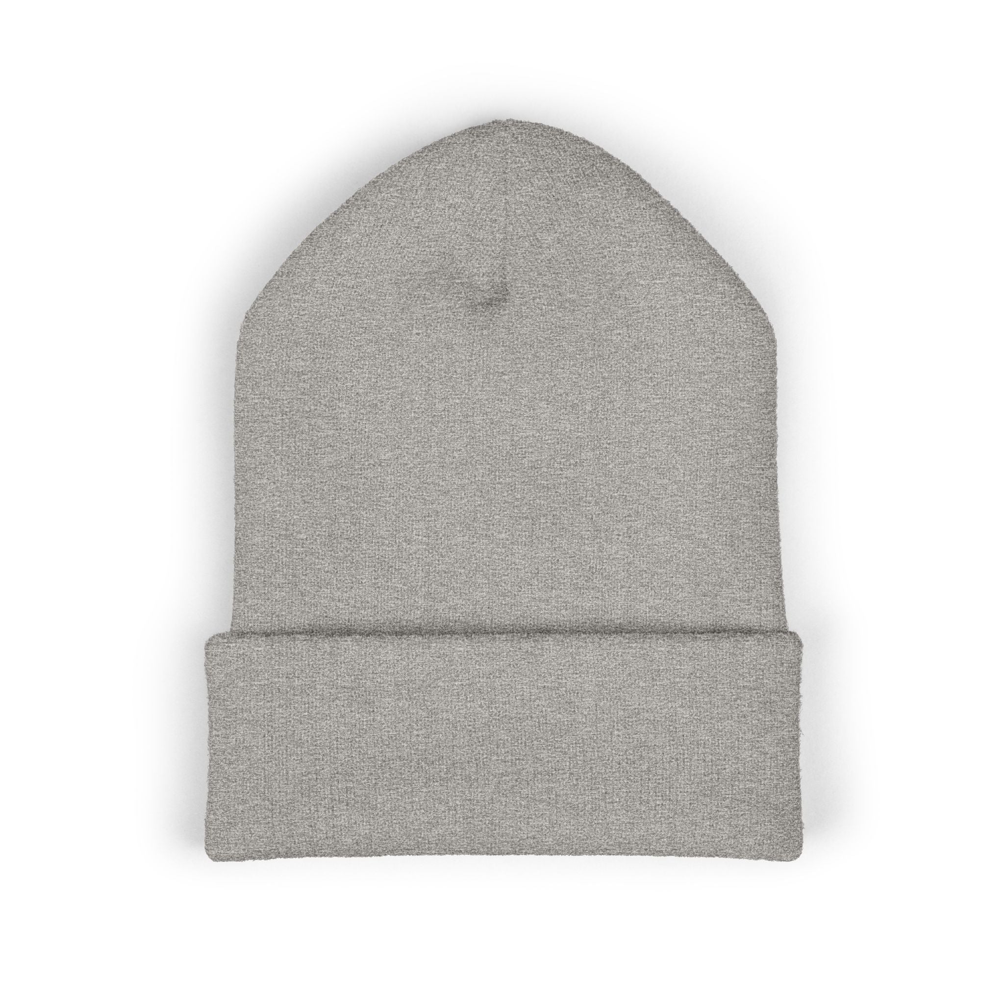 Vintage Floral Crest Beanie | Embroidered Cuffed Beanie