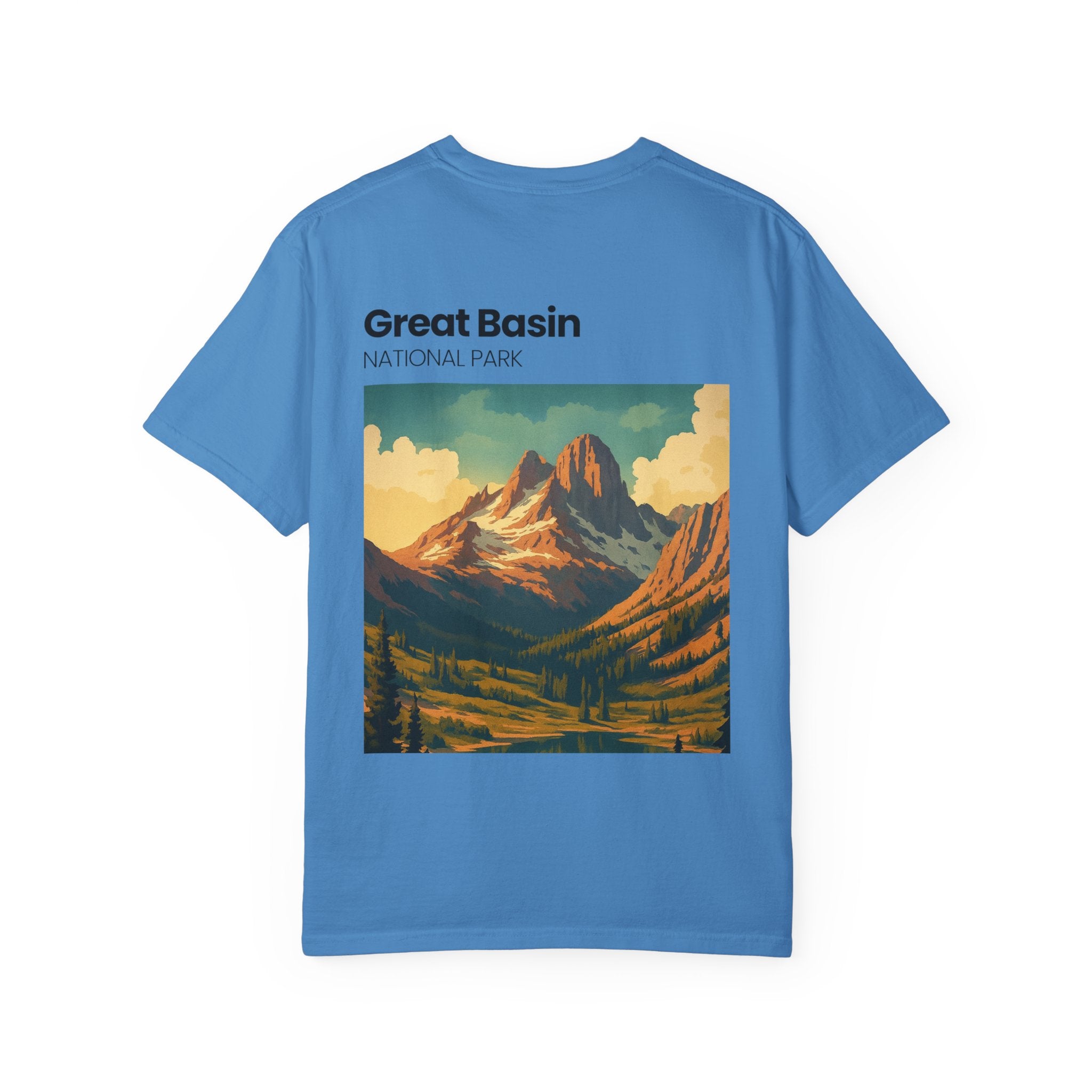 Great Basin National Park Landscape T-Shirt | Mountain Vintage Poster Tee