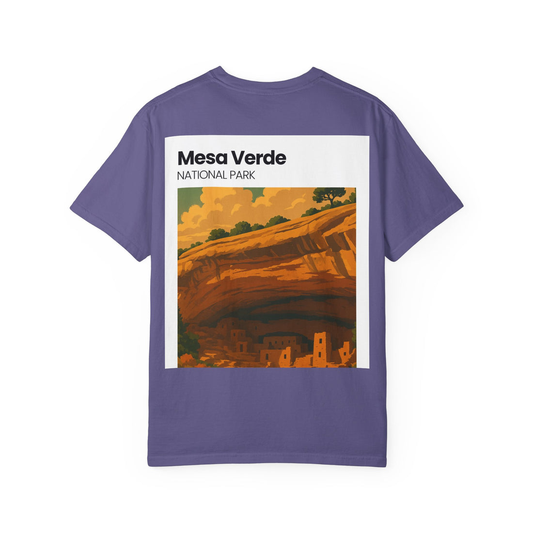 Mesa Verde National Park T-Shirt | Cliff Dwelling Vintage Poster Design