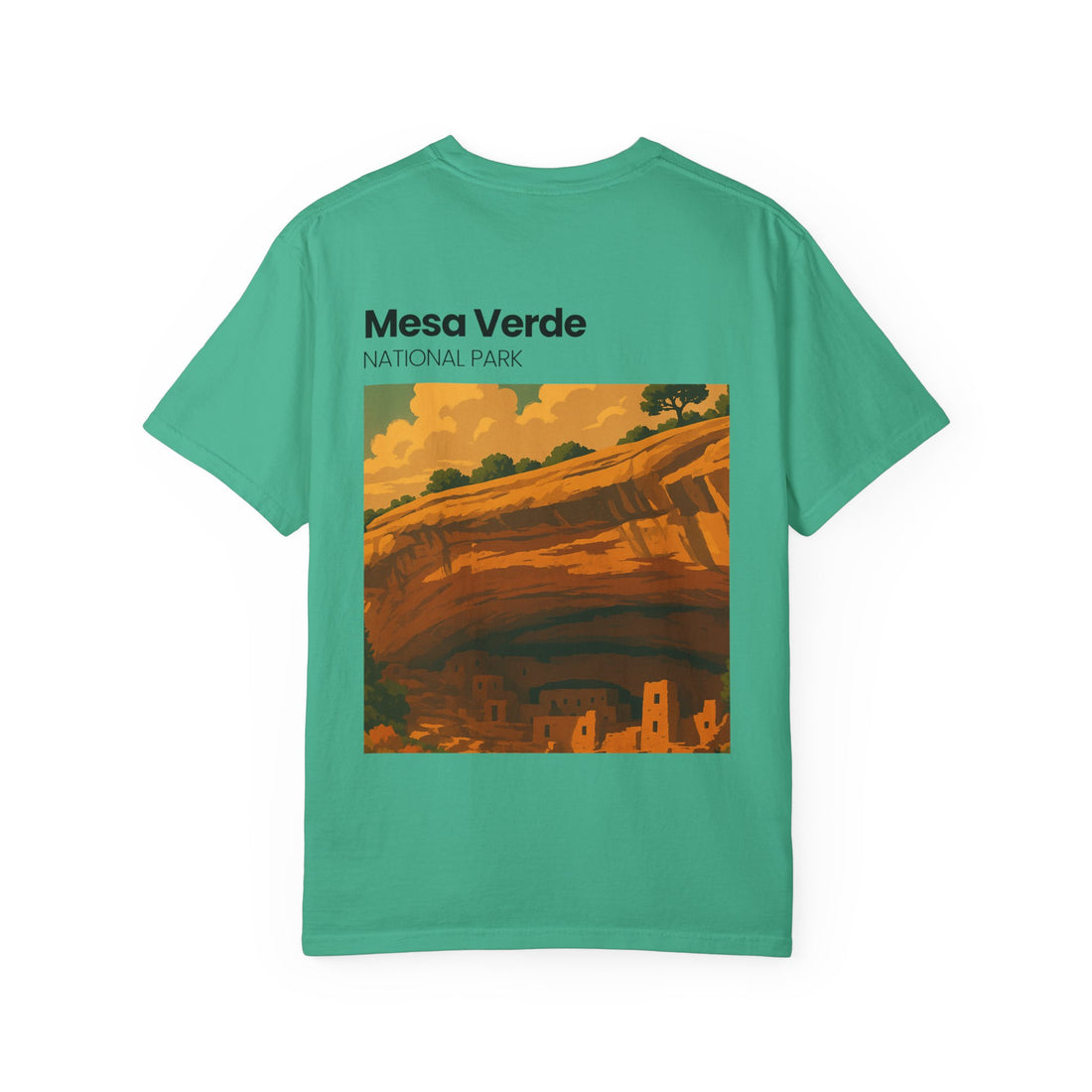 Mesa Verde National Park T-Shirt | Cliff Dwelling Vintage Poster Design