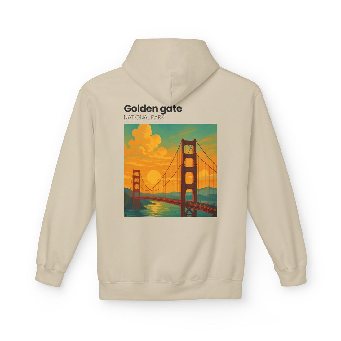 Golden Gate National Park illustration Hoodie | Golden Gate Bridge travel sweatshirt