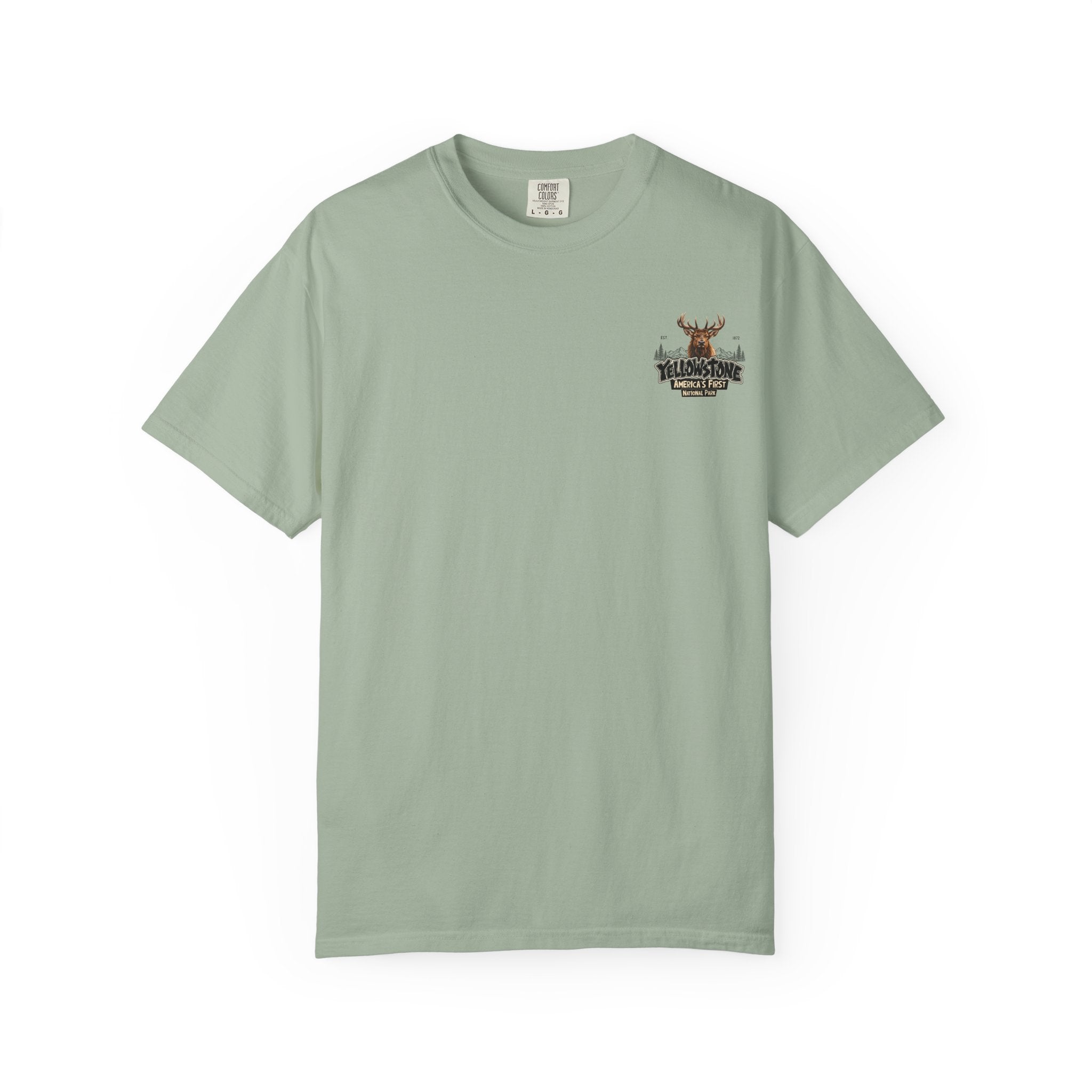 Yellowstone Elk – Where the Wild Still Roams T-Shirt Model1