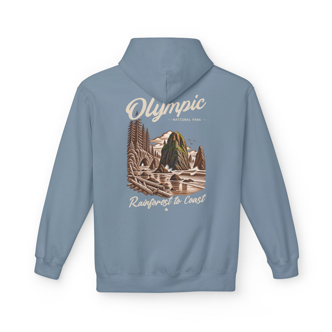 Olympic National Park Sea Stacks Graphic Hoodie