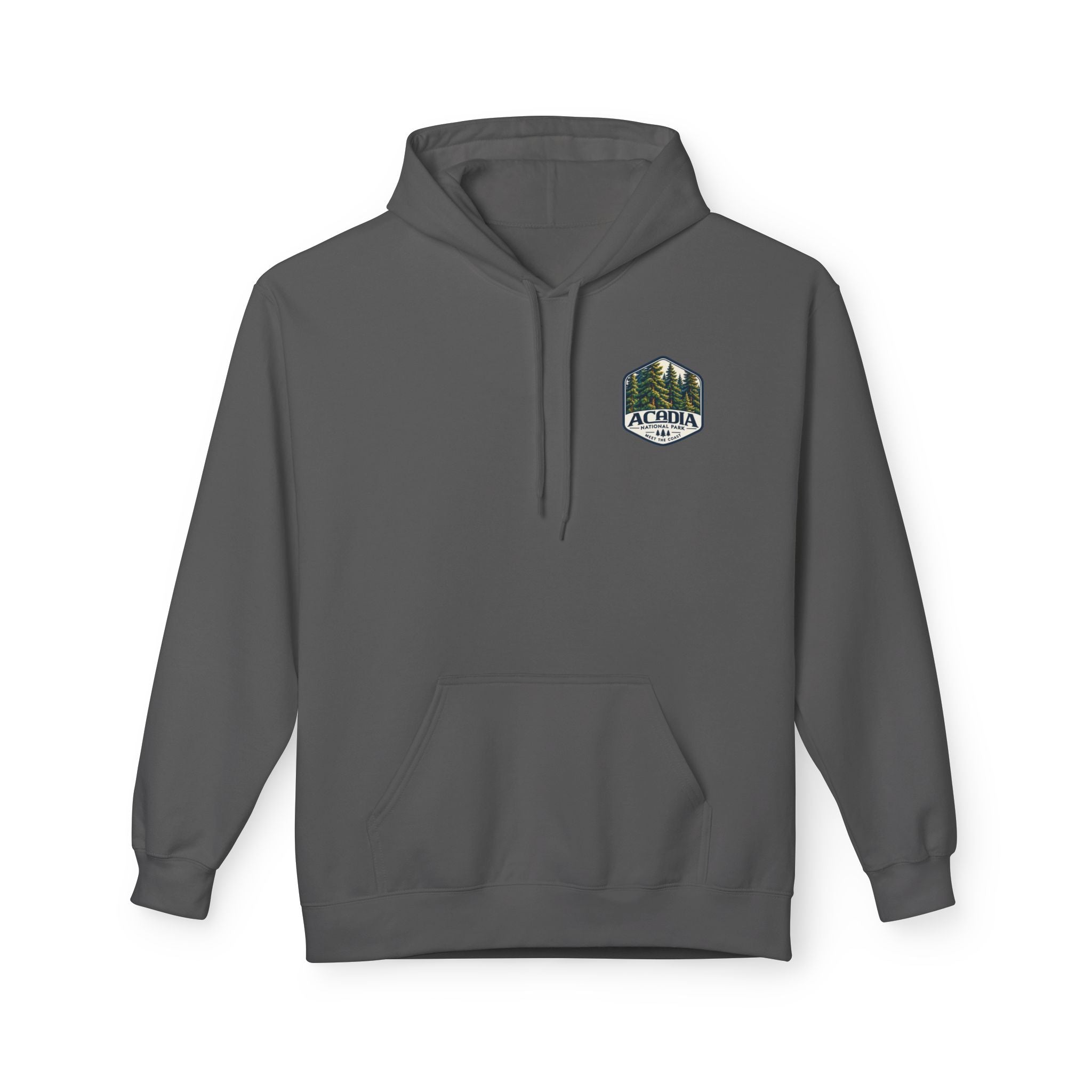 Acadia National Park Pine Trees Graphic hoodie