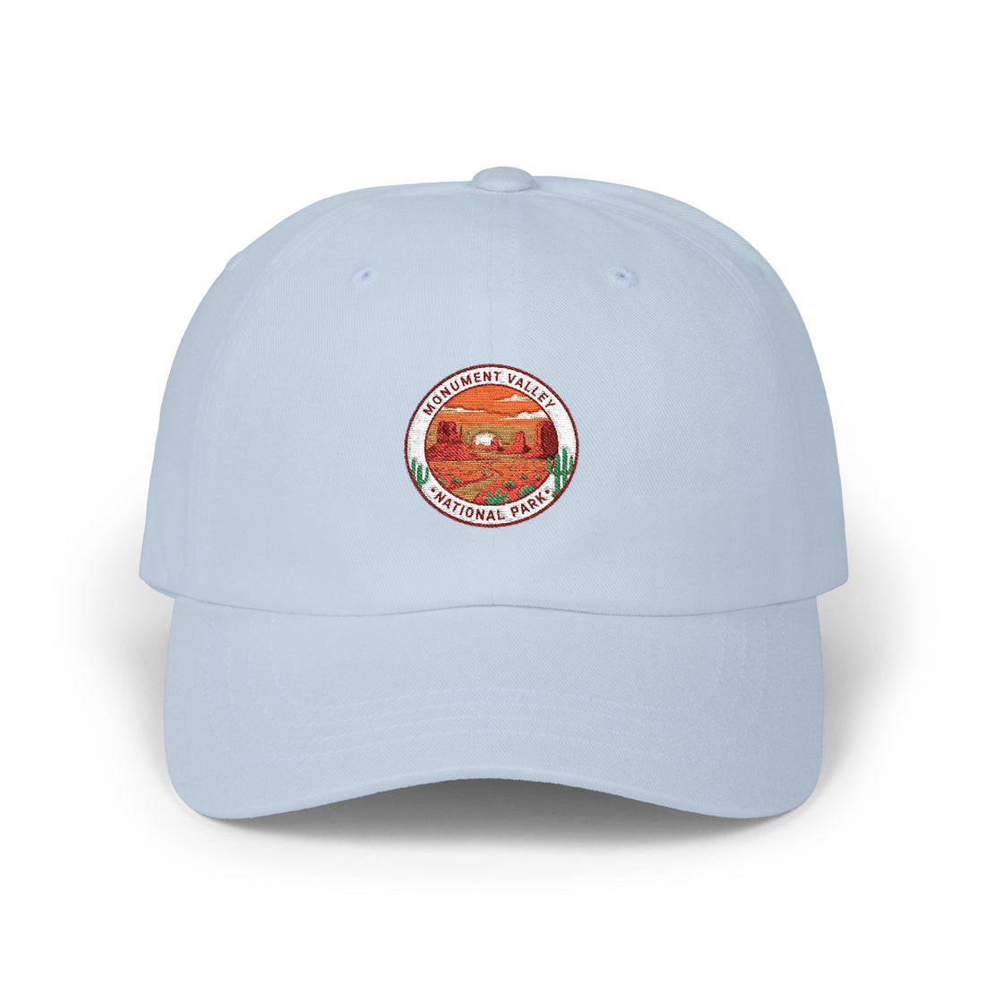 Sunset Peach Patch Dad Cap | Fruit Logo Baseball Hat