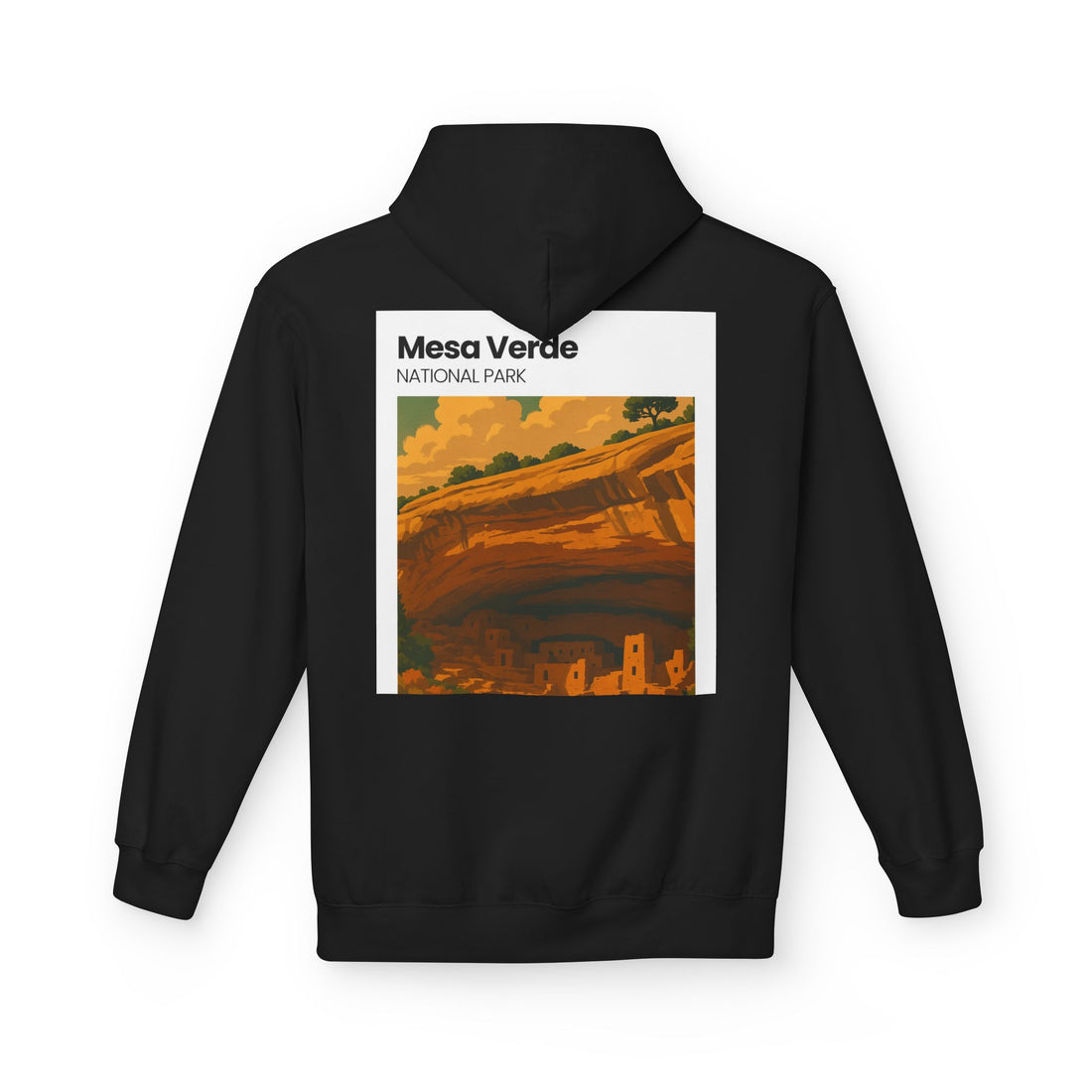 Mesa Verde National Park Hoodie | Cliff Dwelling Landscape Print