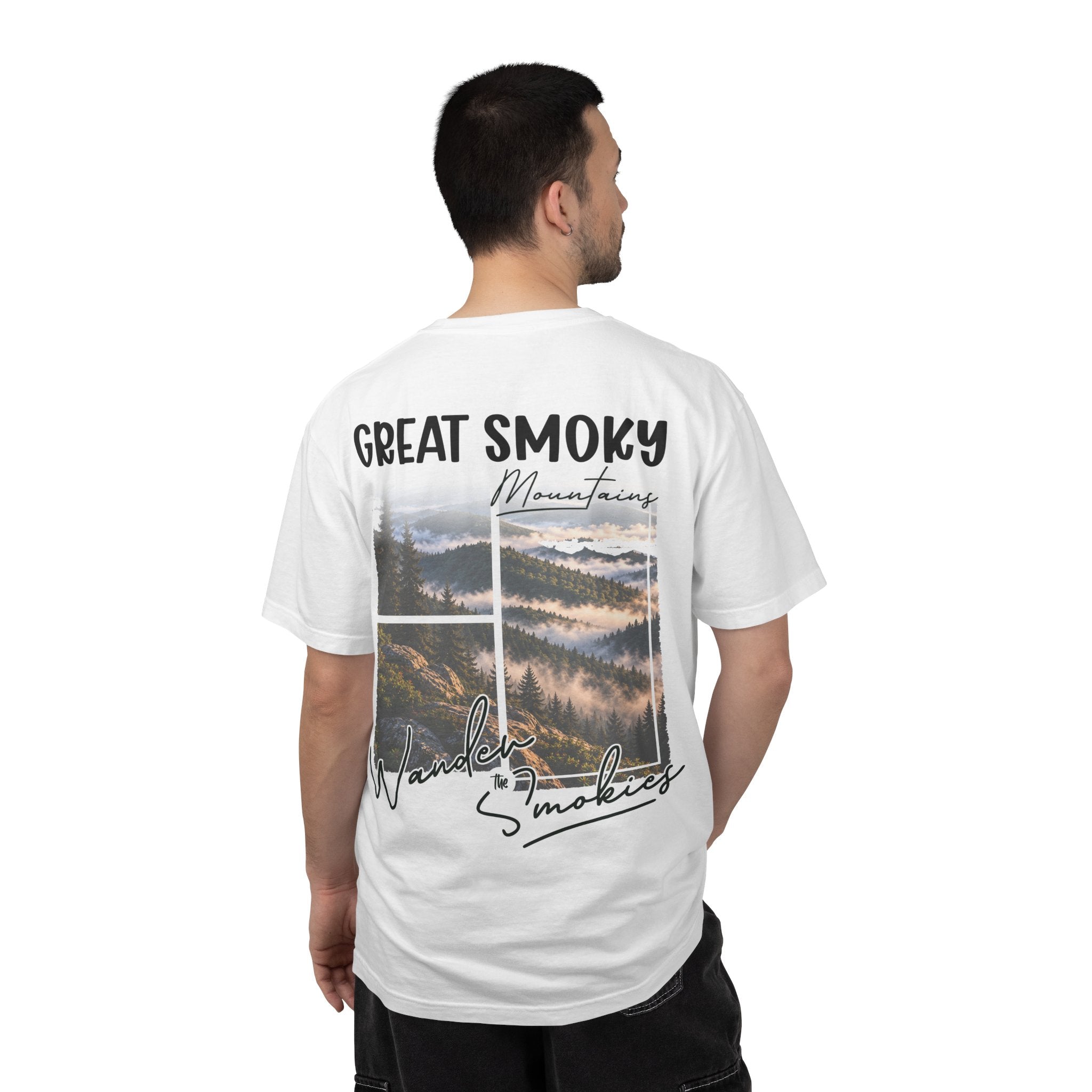 Great Smoky Mountains Misty Ridges Graphic T-Shirt