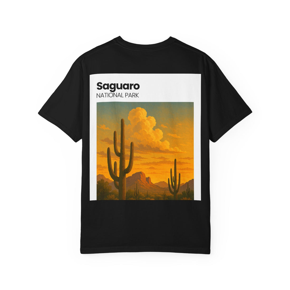 Saguaro National Park Sunset T-Shirt | Desert Cactus Graphic