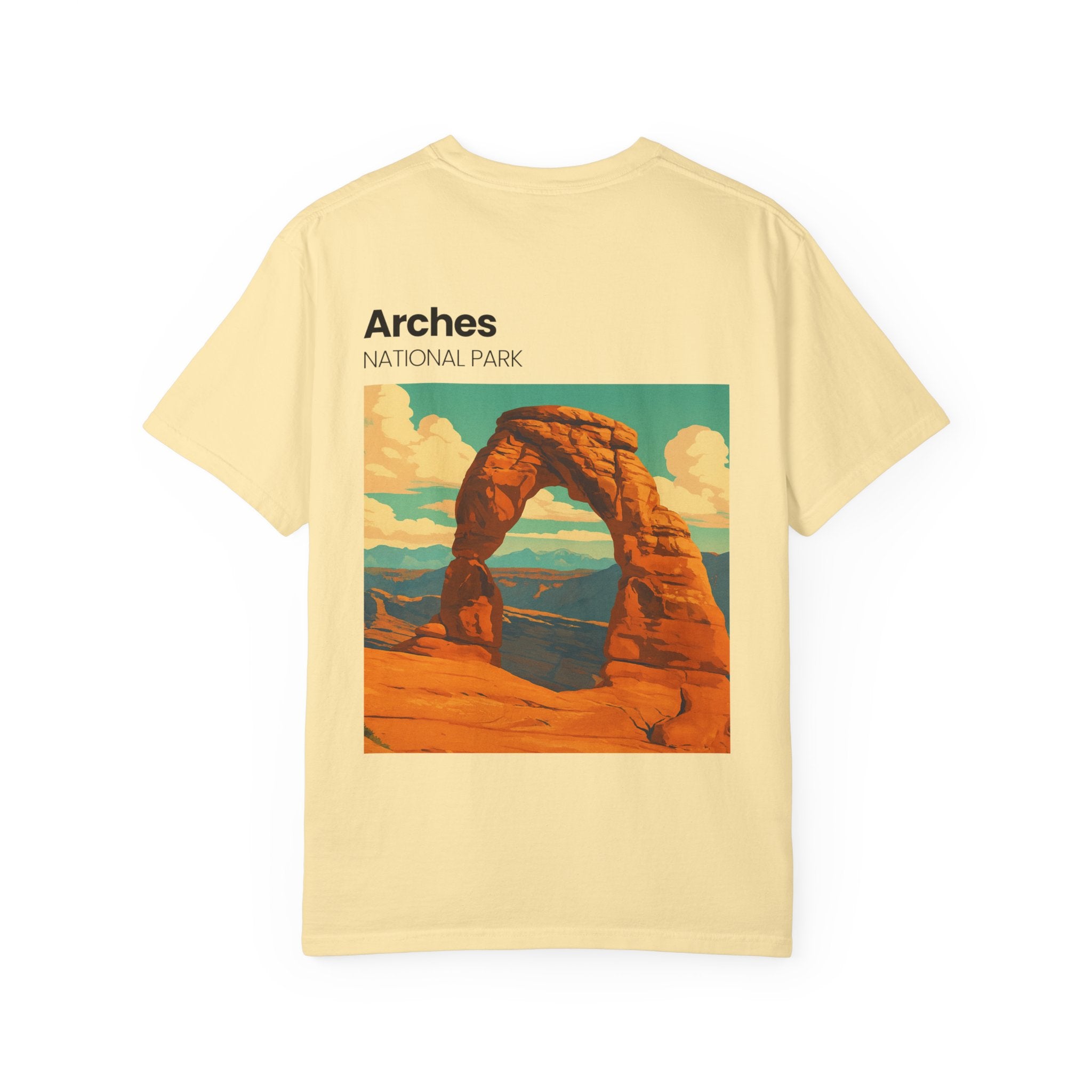 Hugging Dog Illustration T-Shirt | Small Chest Art